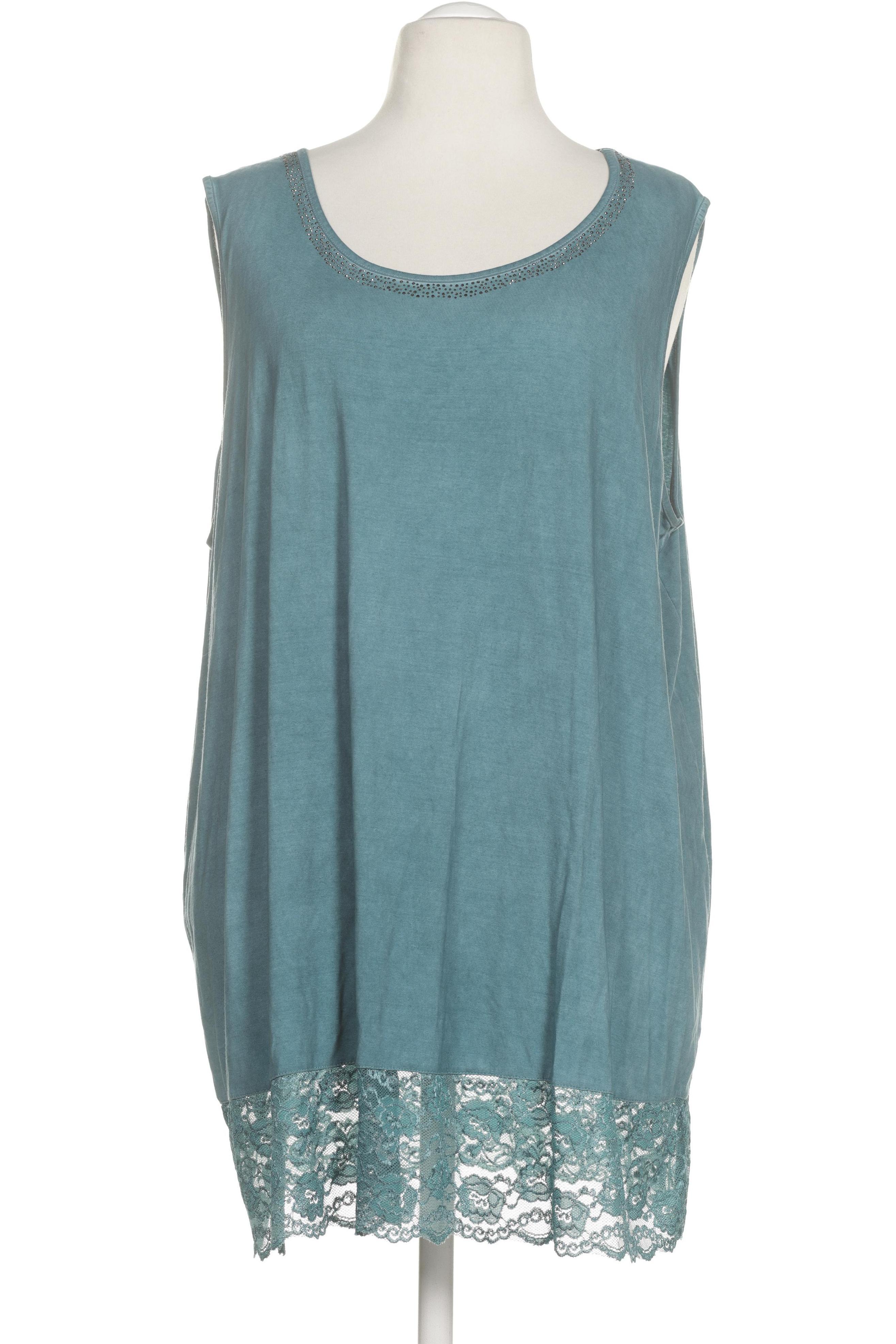 

Ulla Popken Damen Top, türkis, Gr. 54