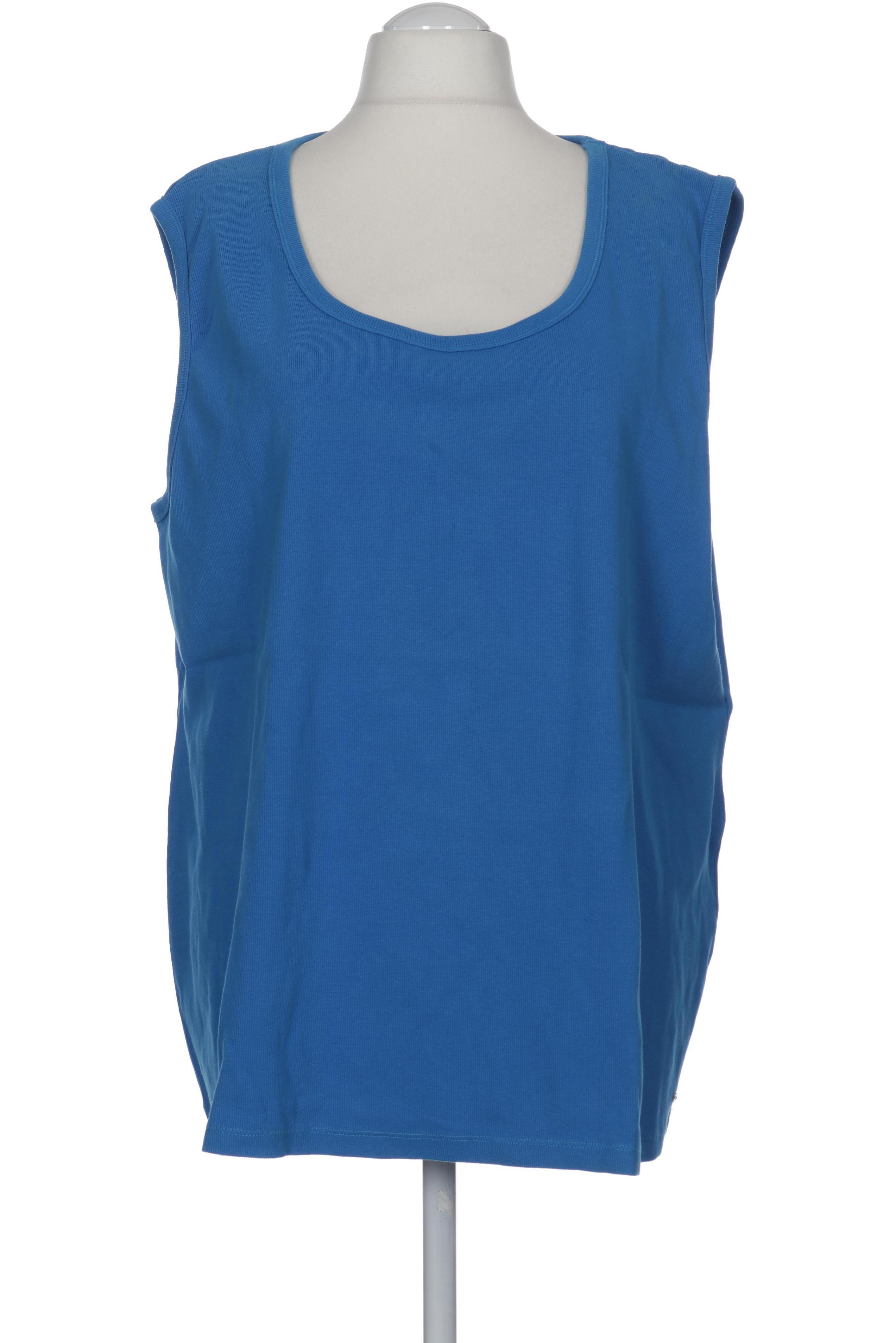 

Ulla Popken Damen Top, blau, Gr. 58