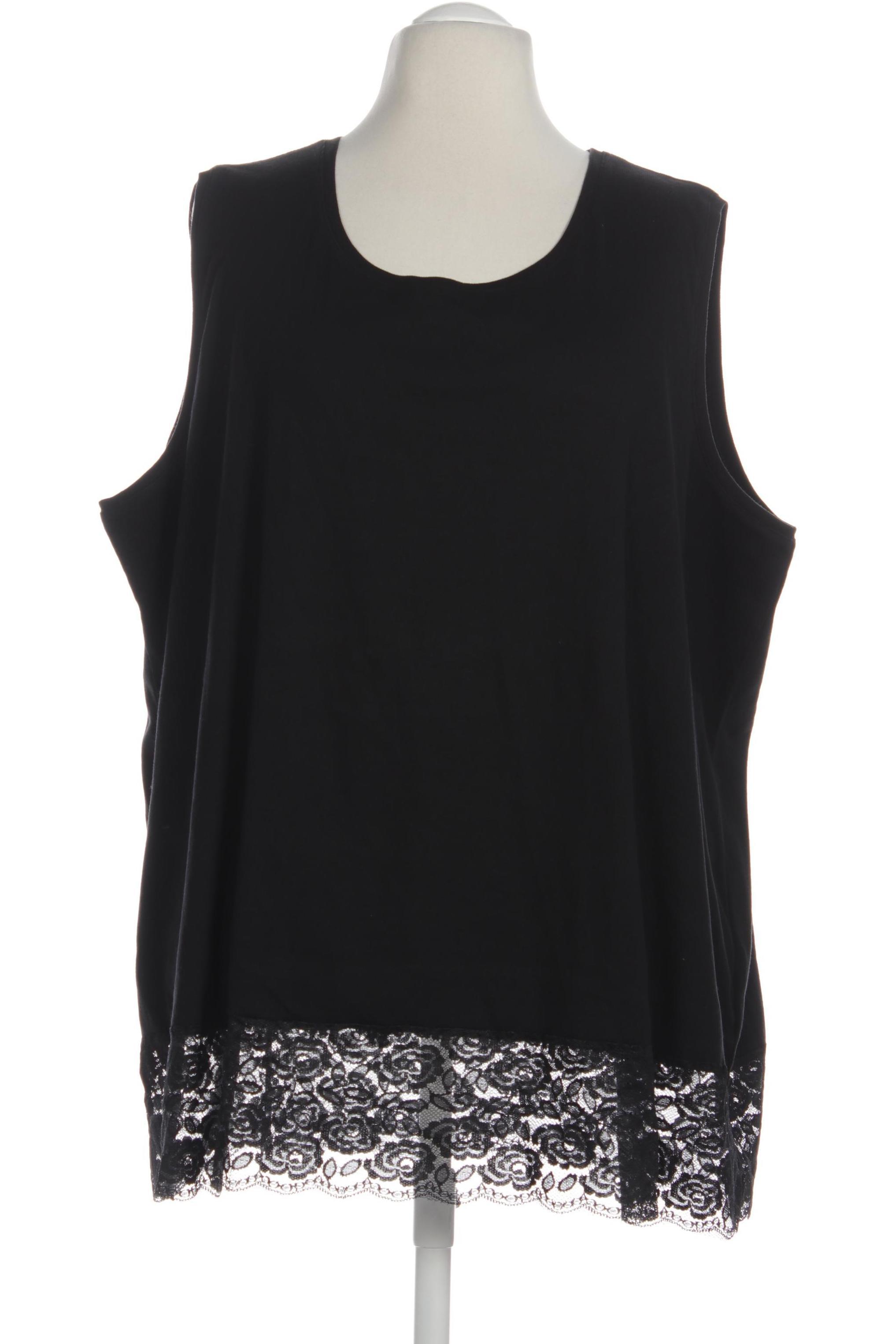 

Ulla Popken Damen Top, schwarz, Gr. 58