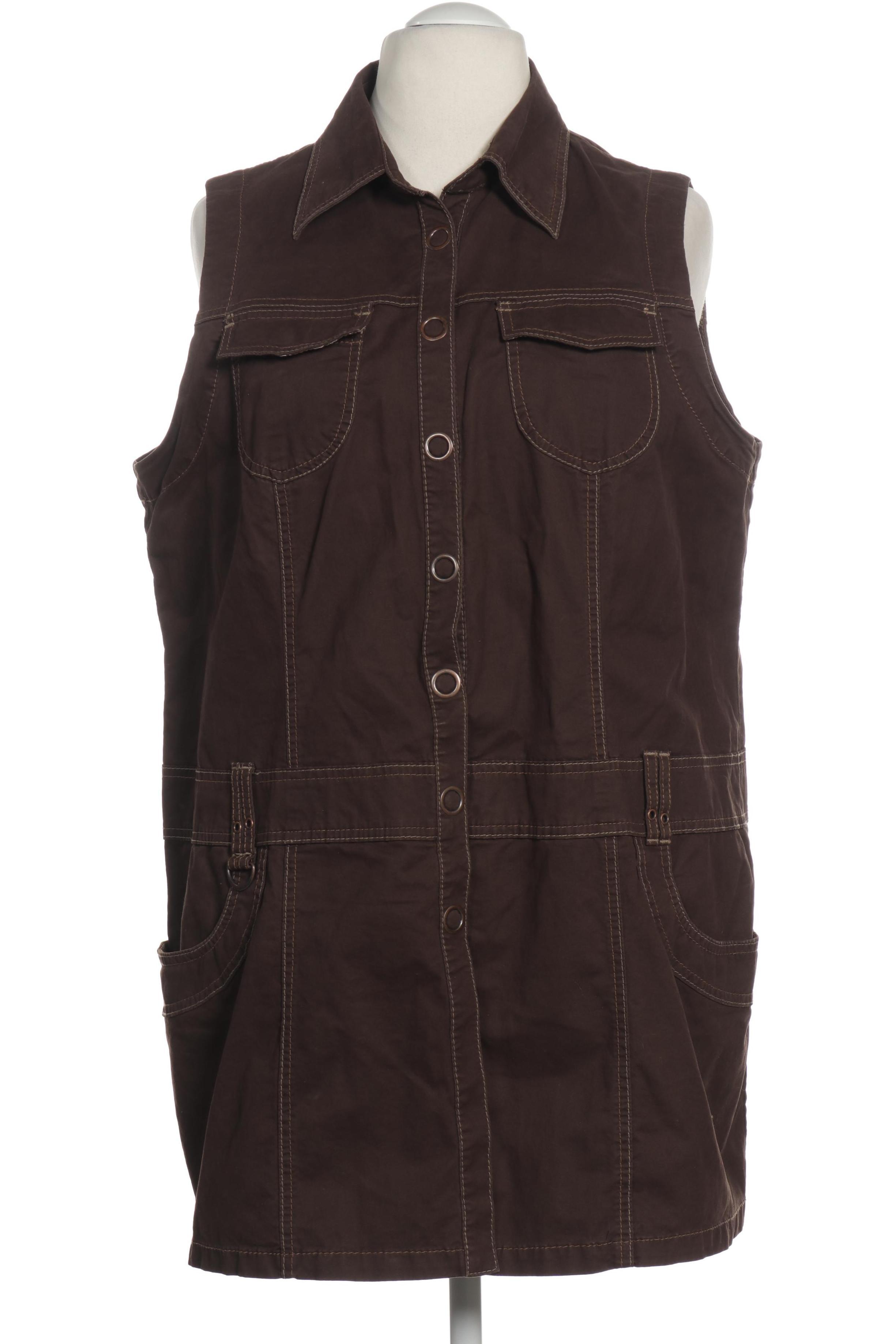 

Ulla Popken Damen Weste, braun, Gr. 50