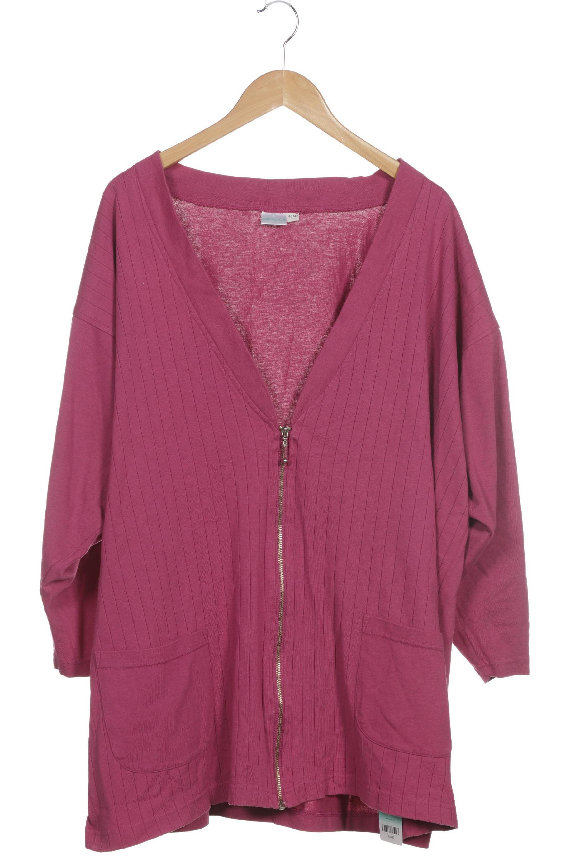 

Ulla Popken Damen Strickjacke, pink, Gr. 46