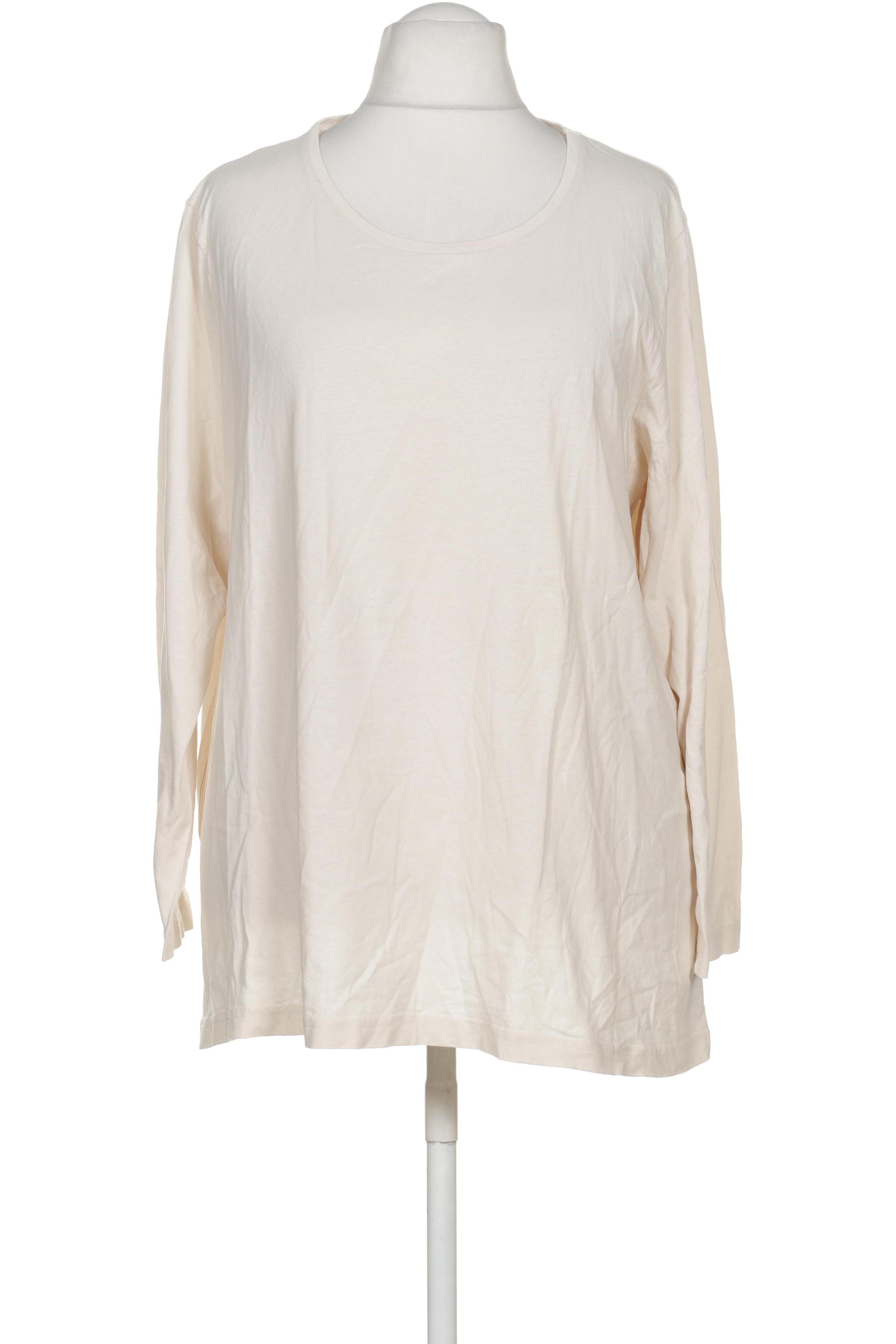 

Ulla Popken Damen Langarmshirt, beige, Gr. 54