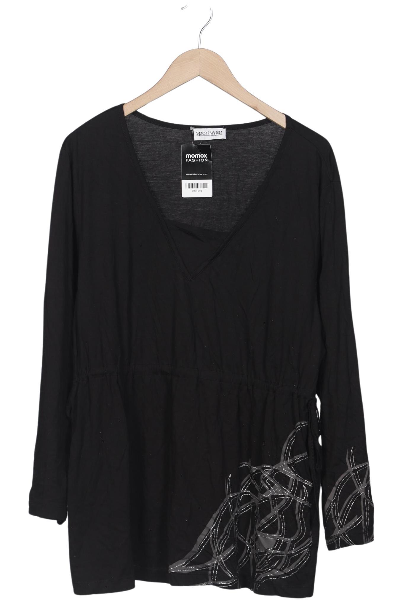 

Ulla Popken Damen Langarmshirt, schwarz, Gr. 50