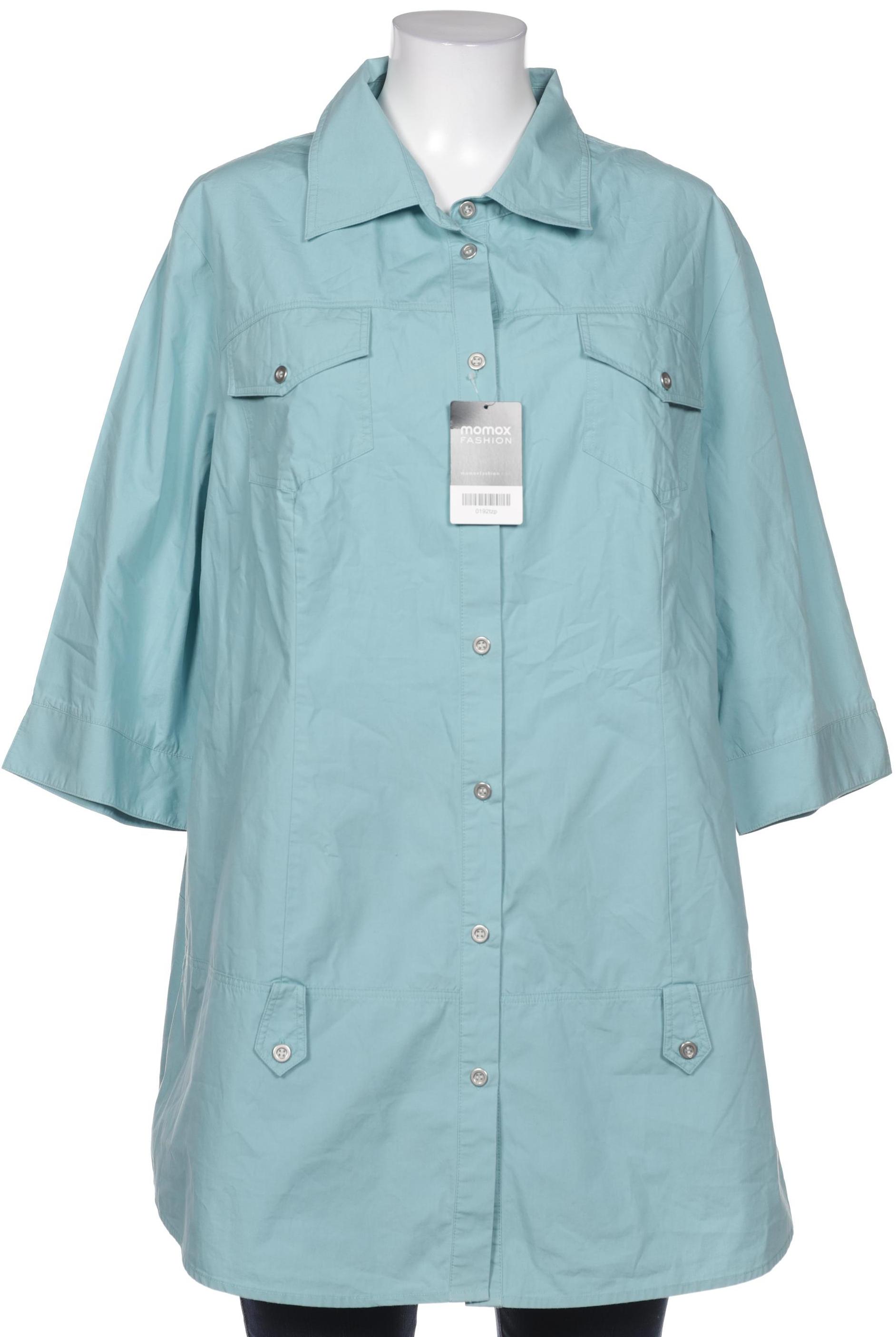 

Ulla Popken Damen Bluse, türkis, Gr. 50
