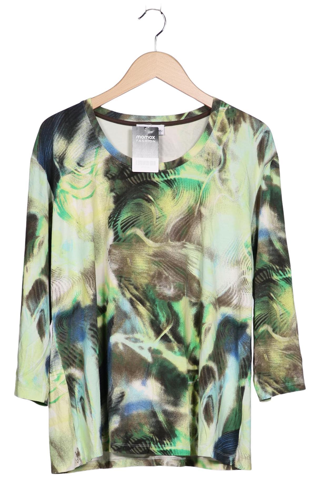 

Ulla Popken Damen Langarmshirt, hellgrün, Gr. 46