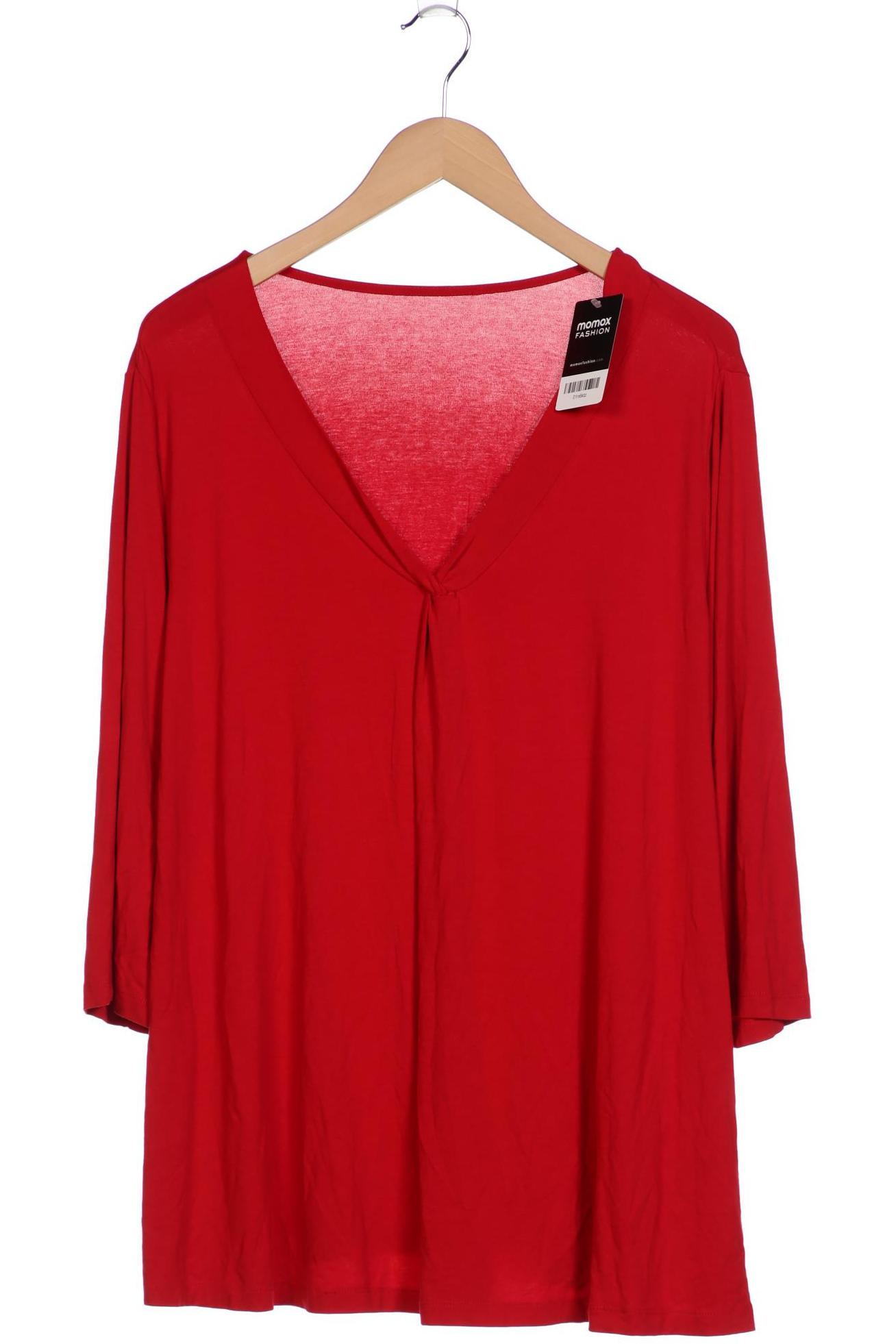 

Ulla Popken Damen Langarmshirt, rot, Gr. 48