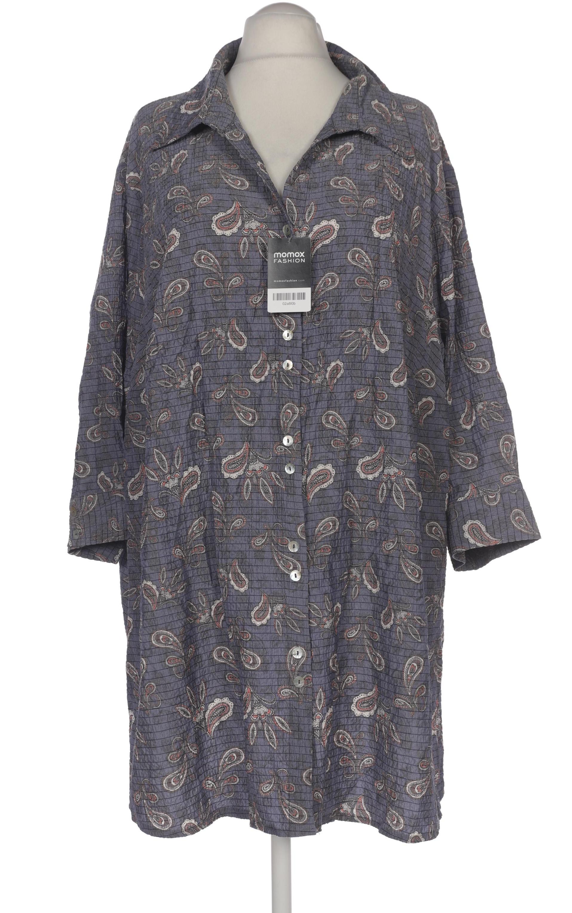 

Ulla Popken Damen Bluse, blau, Gr. 58