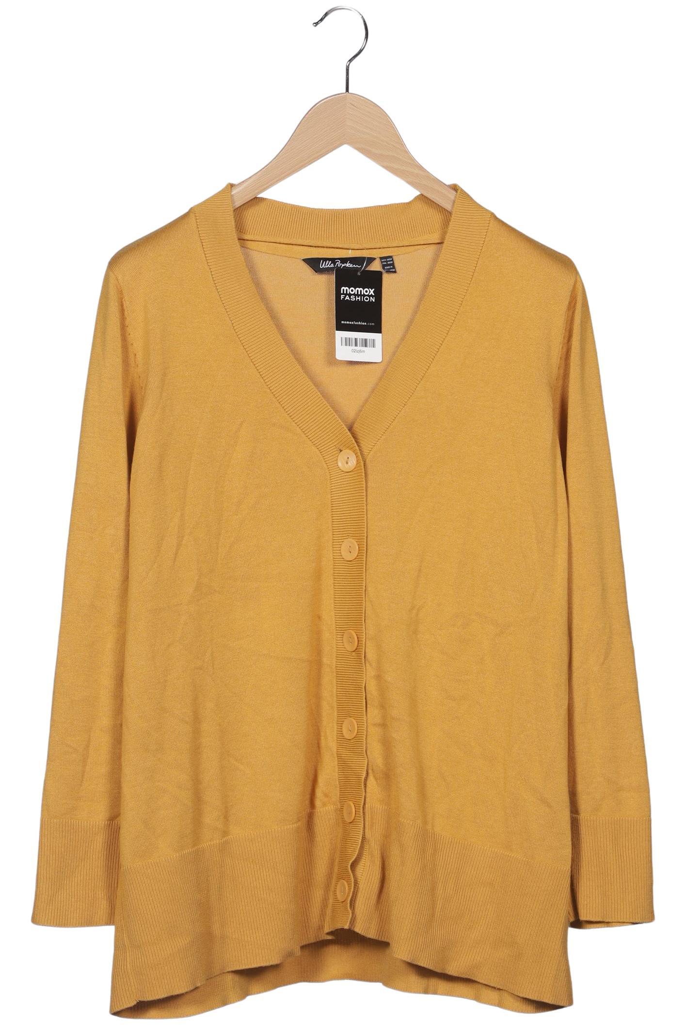 

Ulla Popken Damen Strickjacke, gelb, Gr. 50