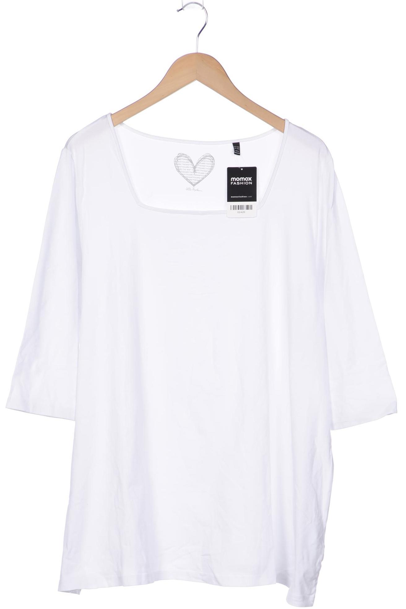 

Ulla Popken Damen Langarmshirt, weiß