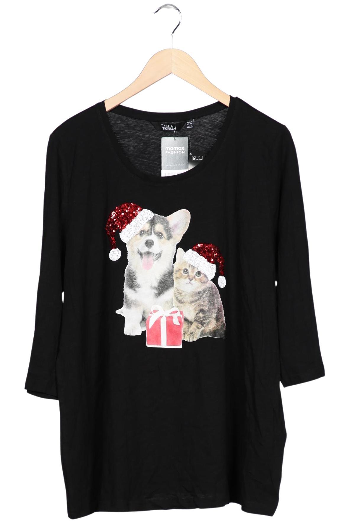 

Ulla Popken Damen Langarmshirt, schwarz, Gr. 46