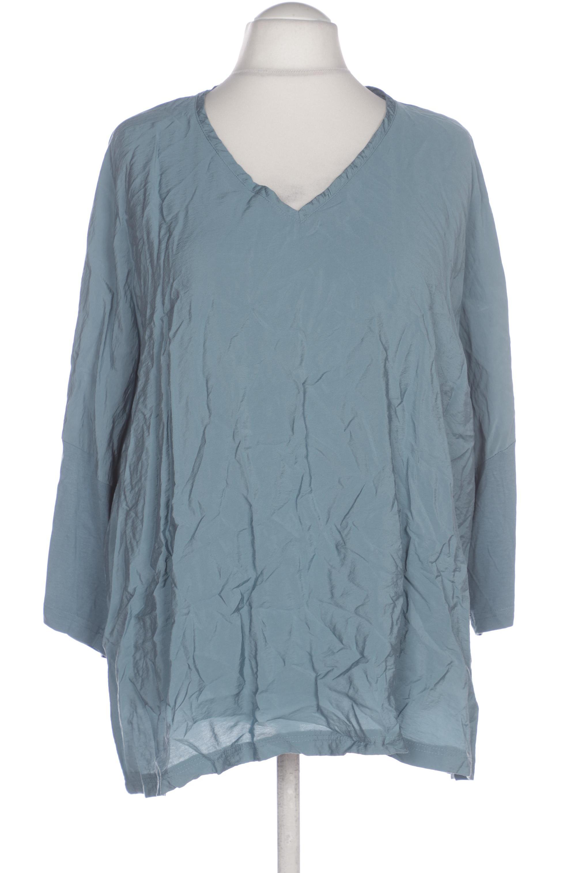 

Ulla Popken Damen Bluse, blau, Gr. 56