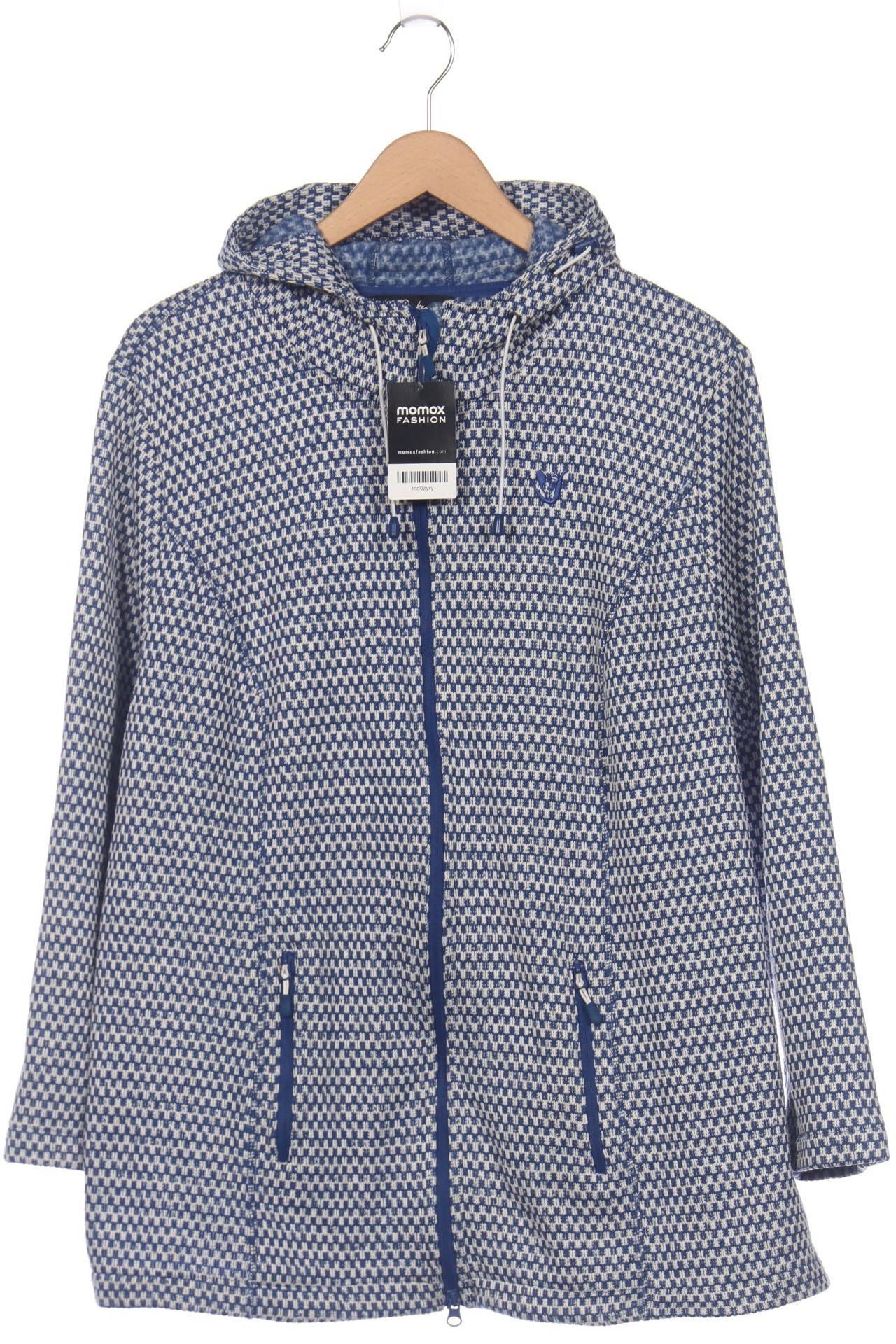 

Ulla Popken Damen Kapuzenpullover, blau, Gr. 50
