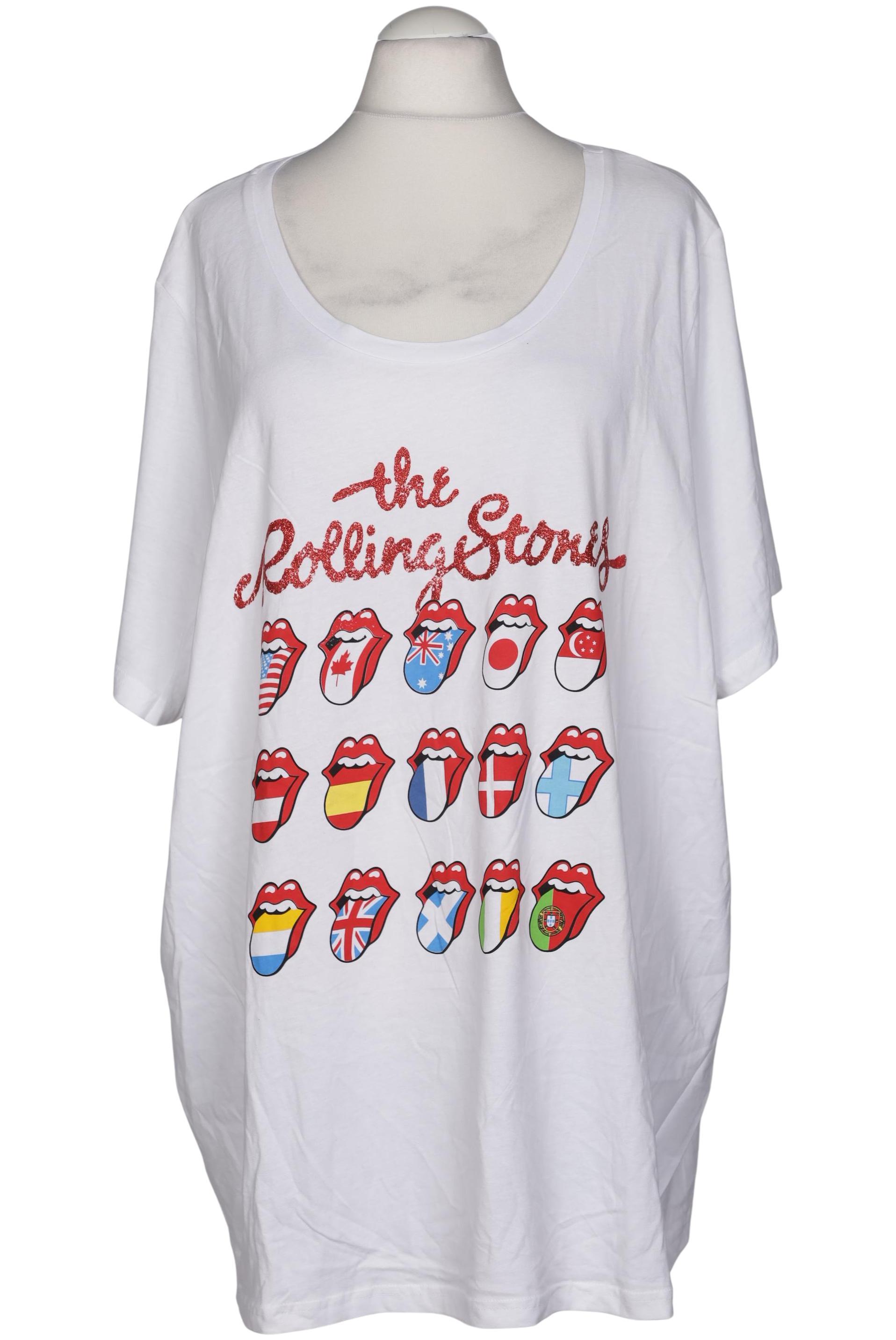 

Ulla Popken Damen T-Shirt, weiß, Gr. 58