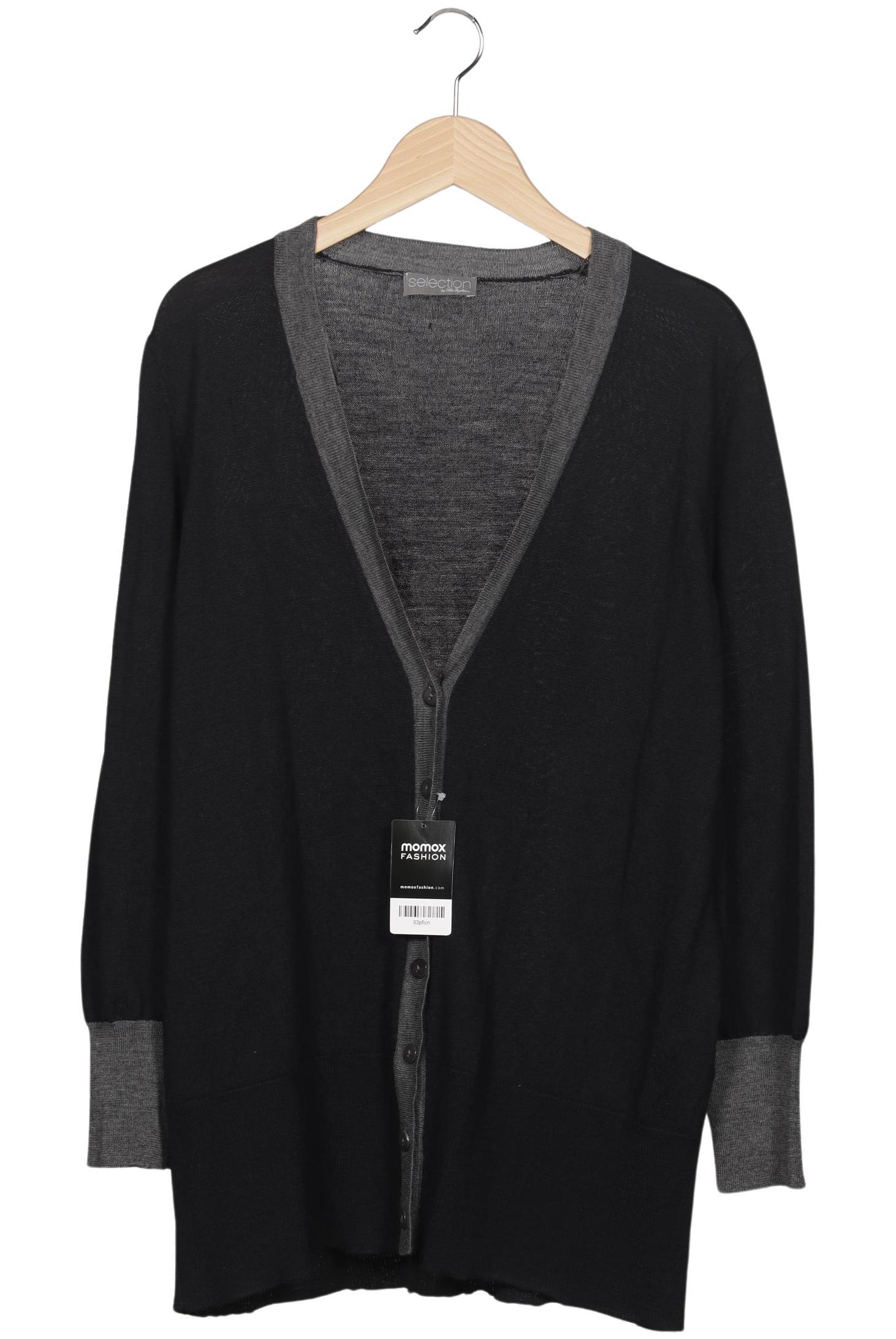 

Ulla Popken Damen Strickjacke, grau, Gr. 46