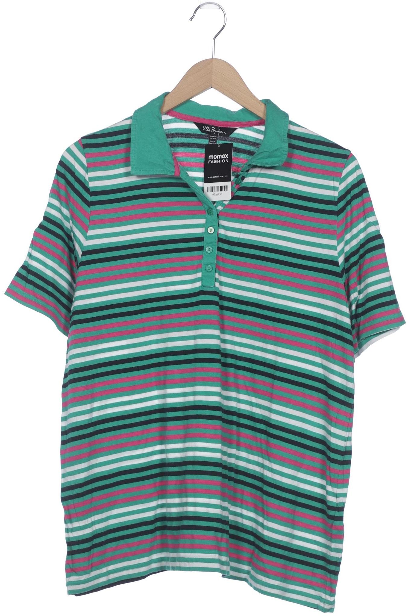 

Ulla Popken Damen Poloshirt, grün, Gr. 46