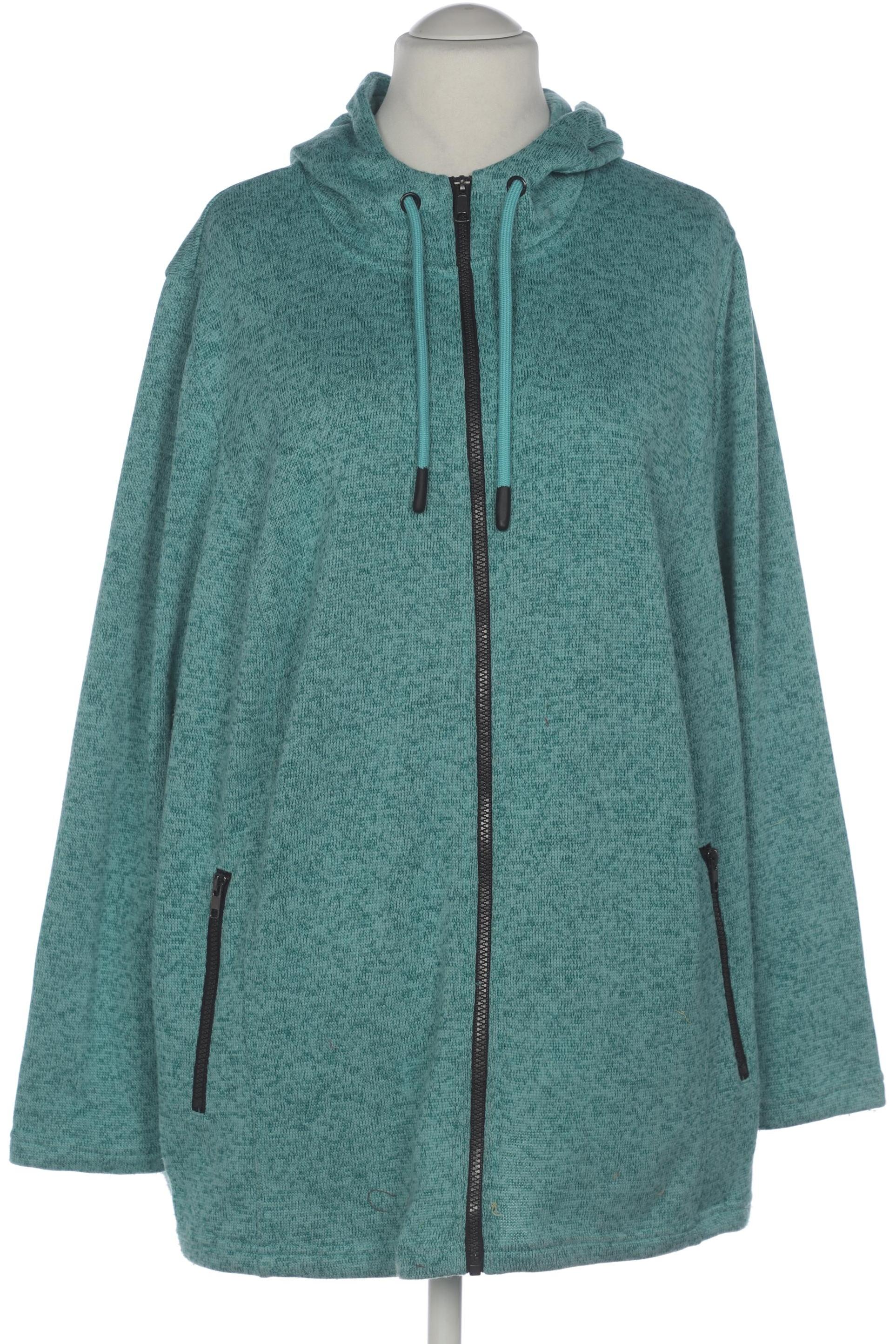 

Ulla Popken Damen Kapuzenpullover, türkis, Gr. 54