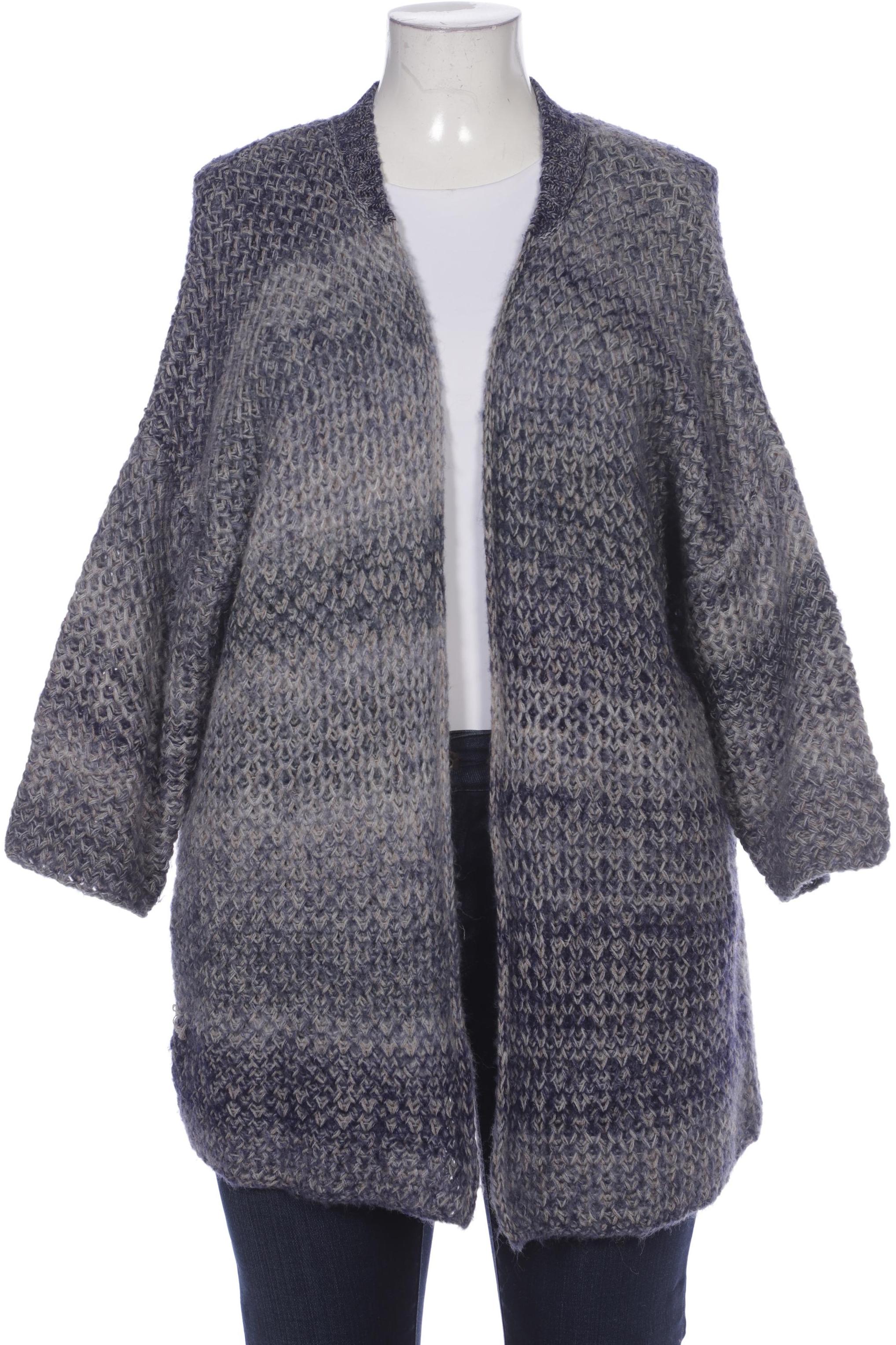 

Ulla Popken Damen Strickjacke, blau, Gr. 46