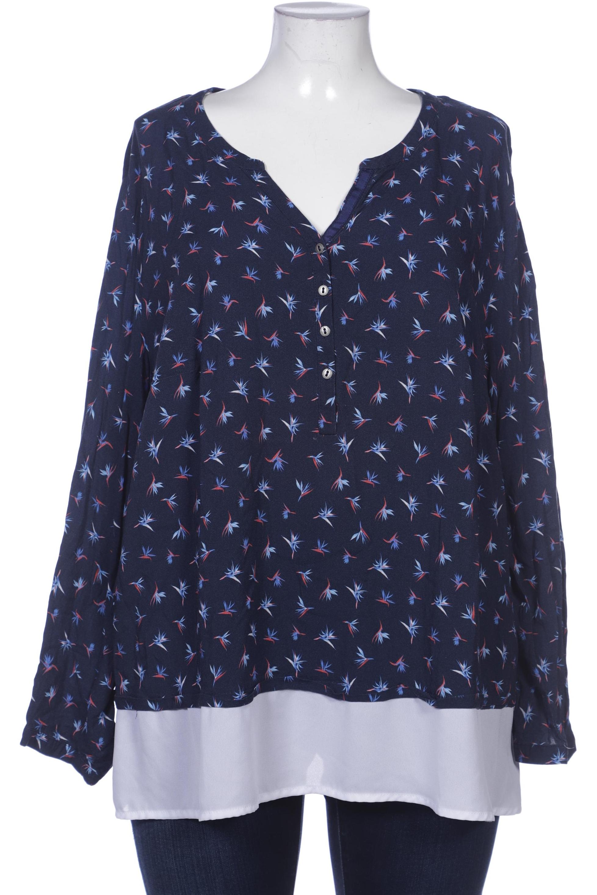 

Ulla Popken Damen Bluse, blau, Gr. 50