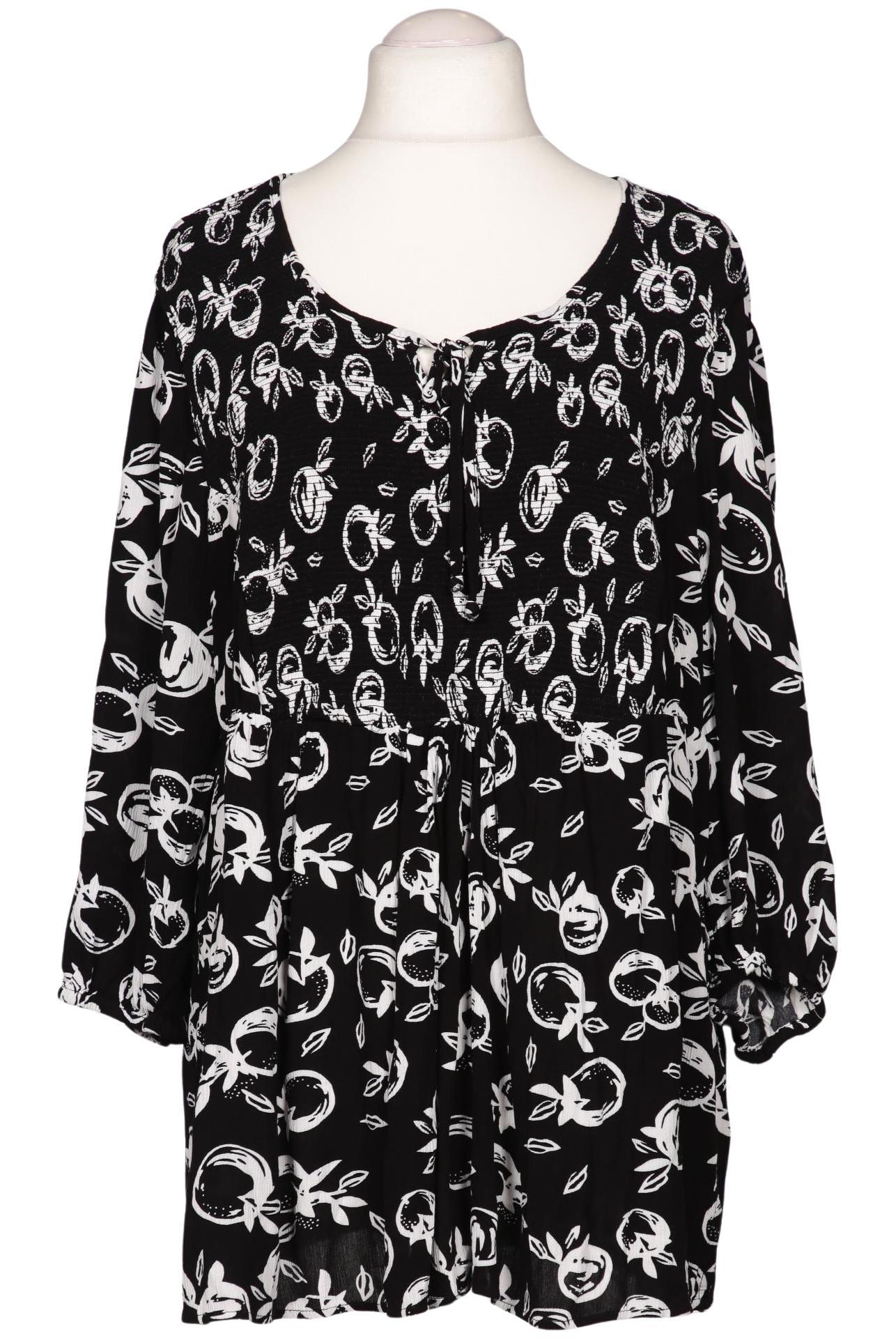 

Ulla Popken Damen Bluse, schwarz, Gr. 46