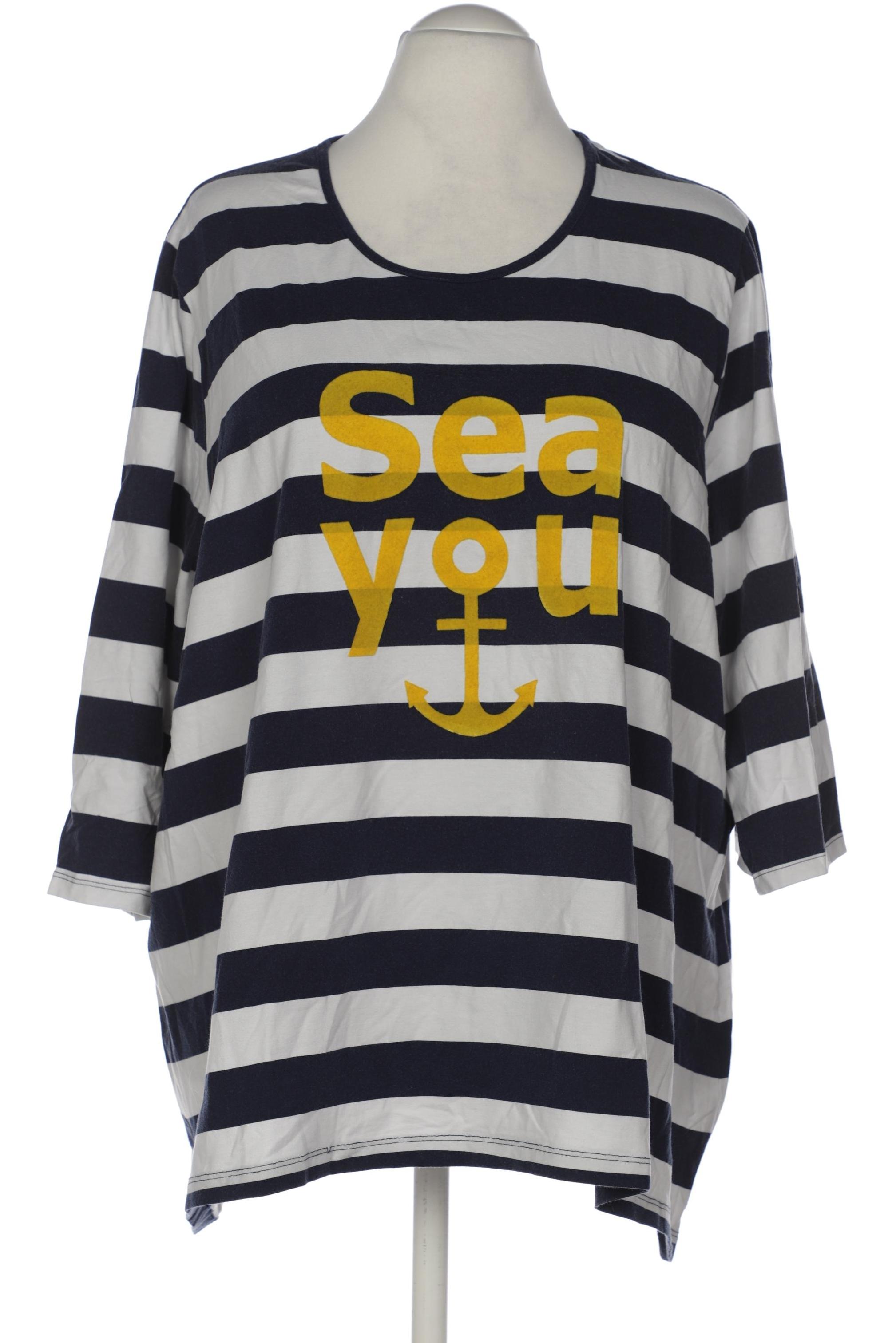 

Ulla Popken Damen Langarmshirt, marineblau, Gr. 54