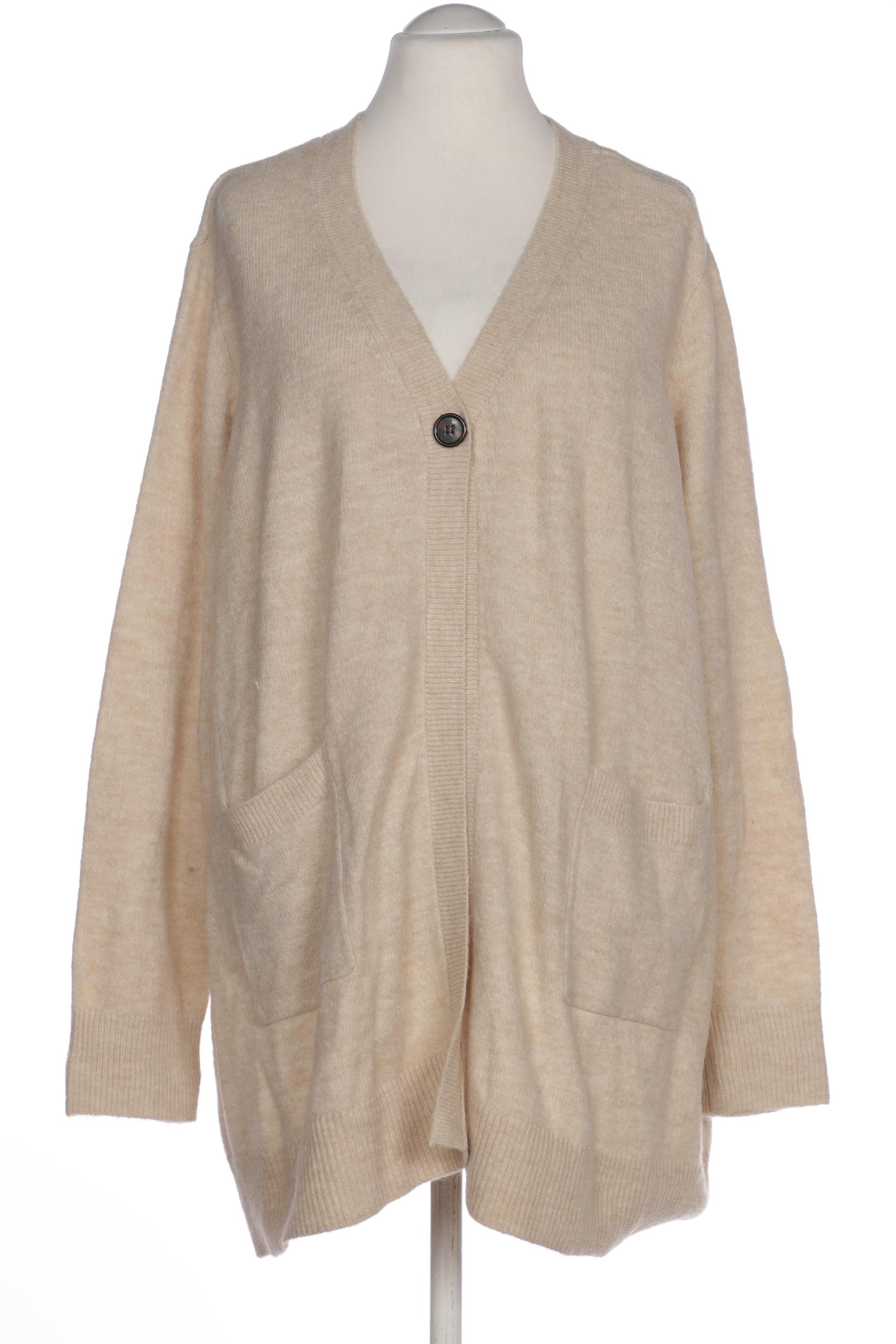 

Ulla Popken Damen Strickjacke, beige, Gr. 54