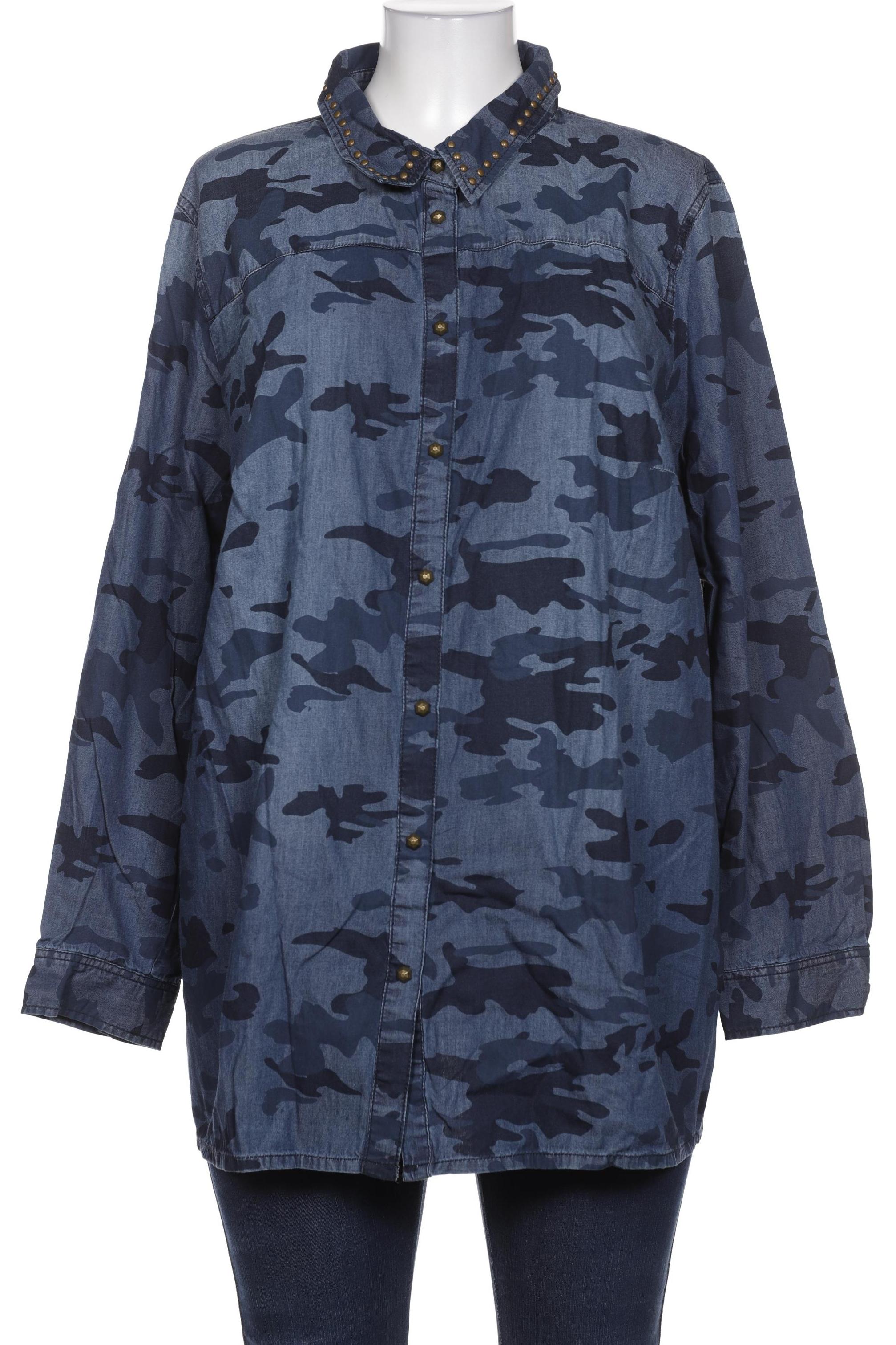 

Ulla Popken Damen Bluse, blau