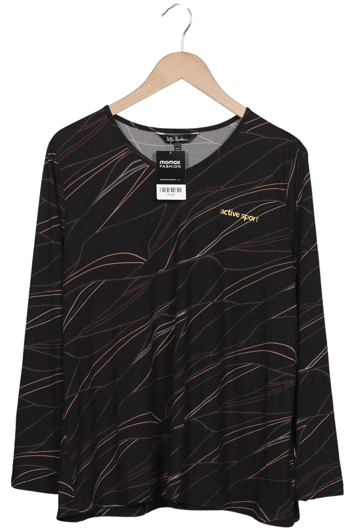 

Ulla Popken Damen Langarmshirt, schwarz, Gr. 46