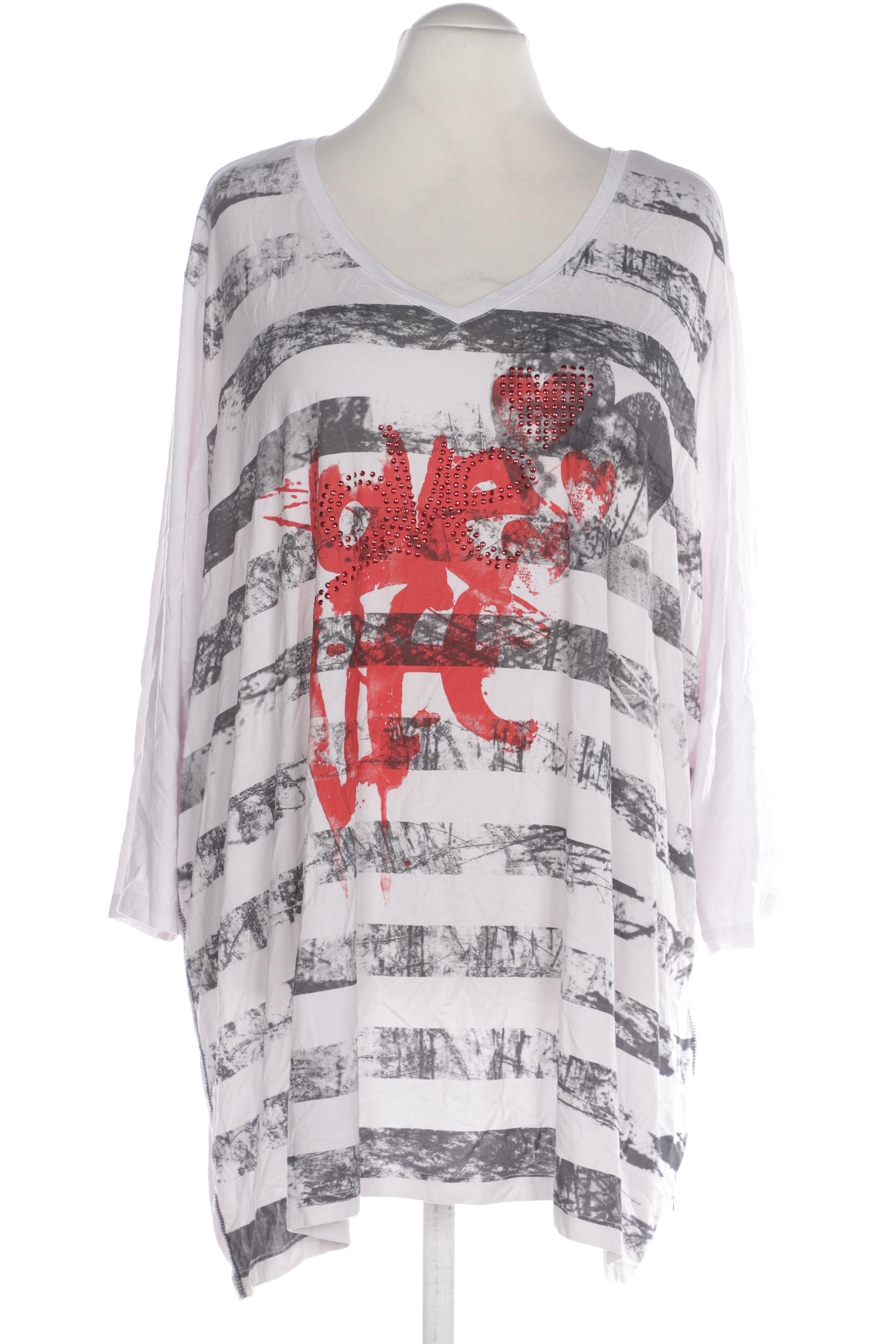 

Ulla Popken Damen T-Shirt, weiß, Gr. 58