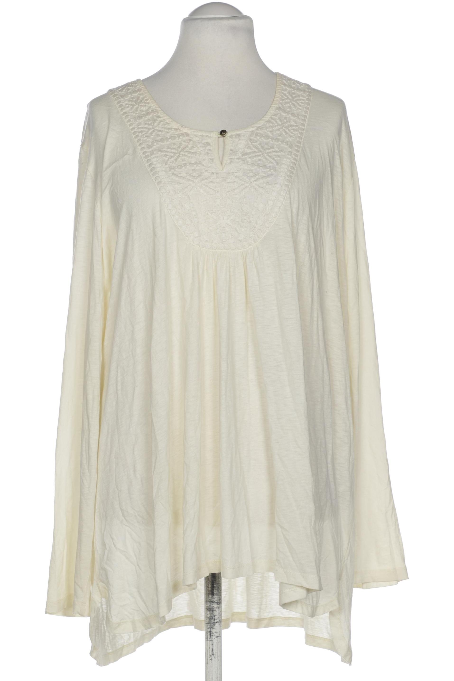 

Ulla Popken Damen Langarmshirt, cremeweiß, Gr. 54