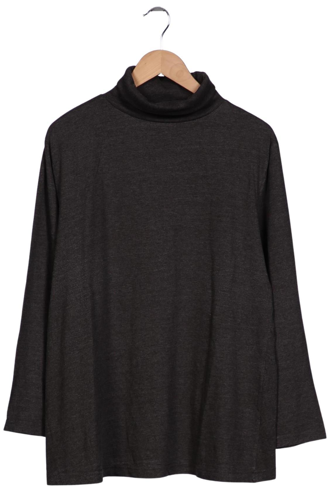 

Ulla Popken Damen Langarmshirt, grau, Gr. 46
