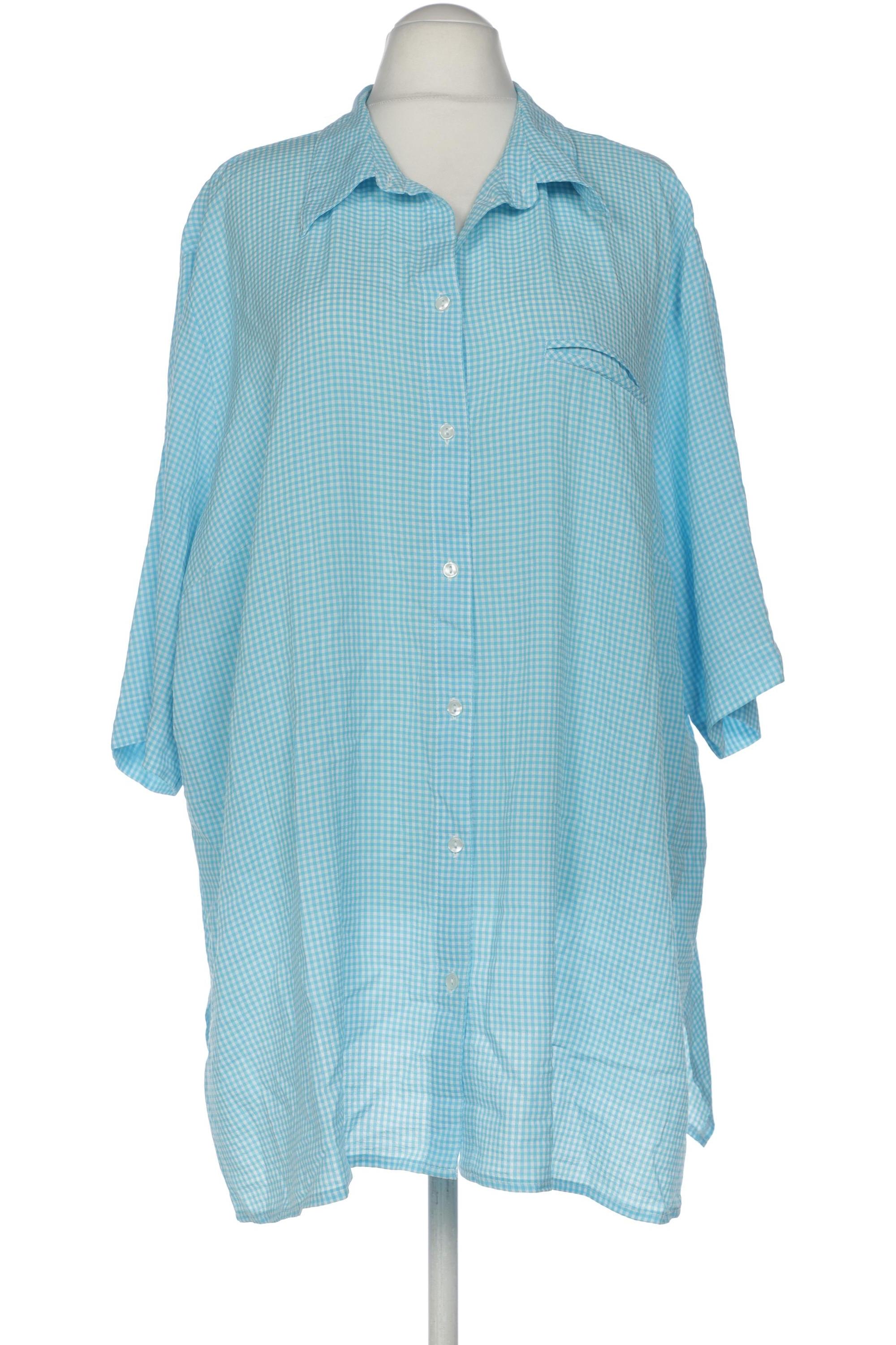 

Ulla Popken Damen Bluse, blau, Gr. 58