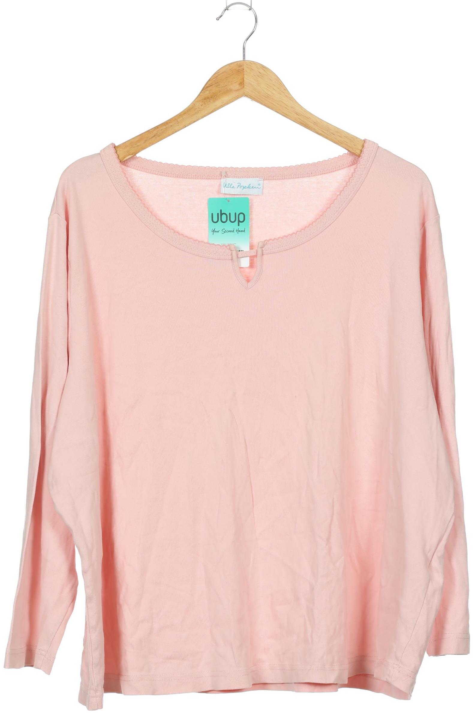 

Ulla Popken Damen Langarmshirt, pink, Gr. 54