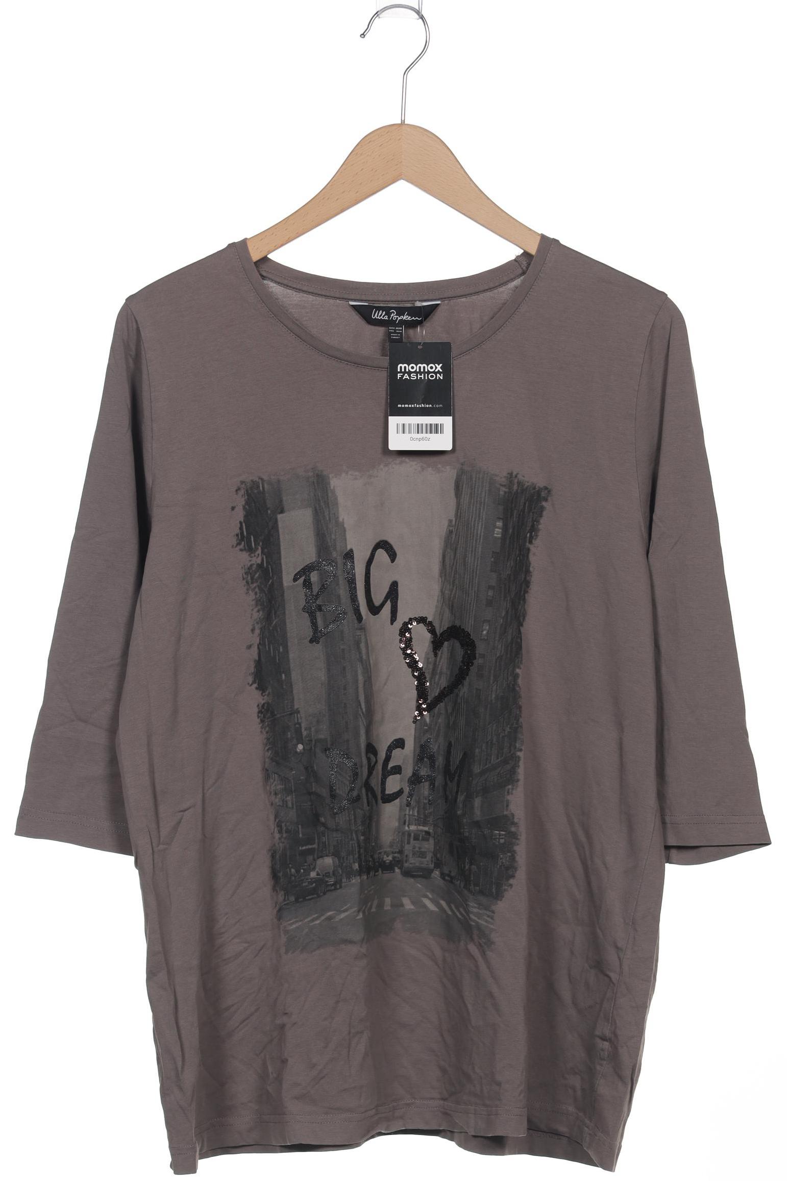 

Ulla Popken Damen T-Shirt, grau, Gr. 46