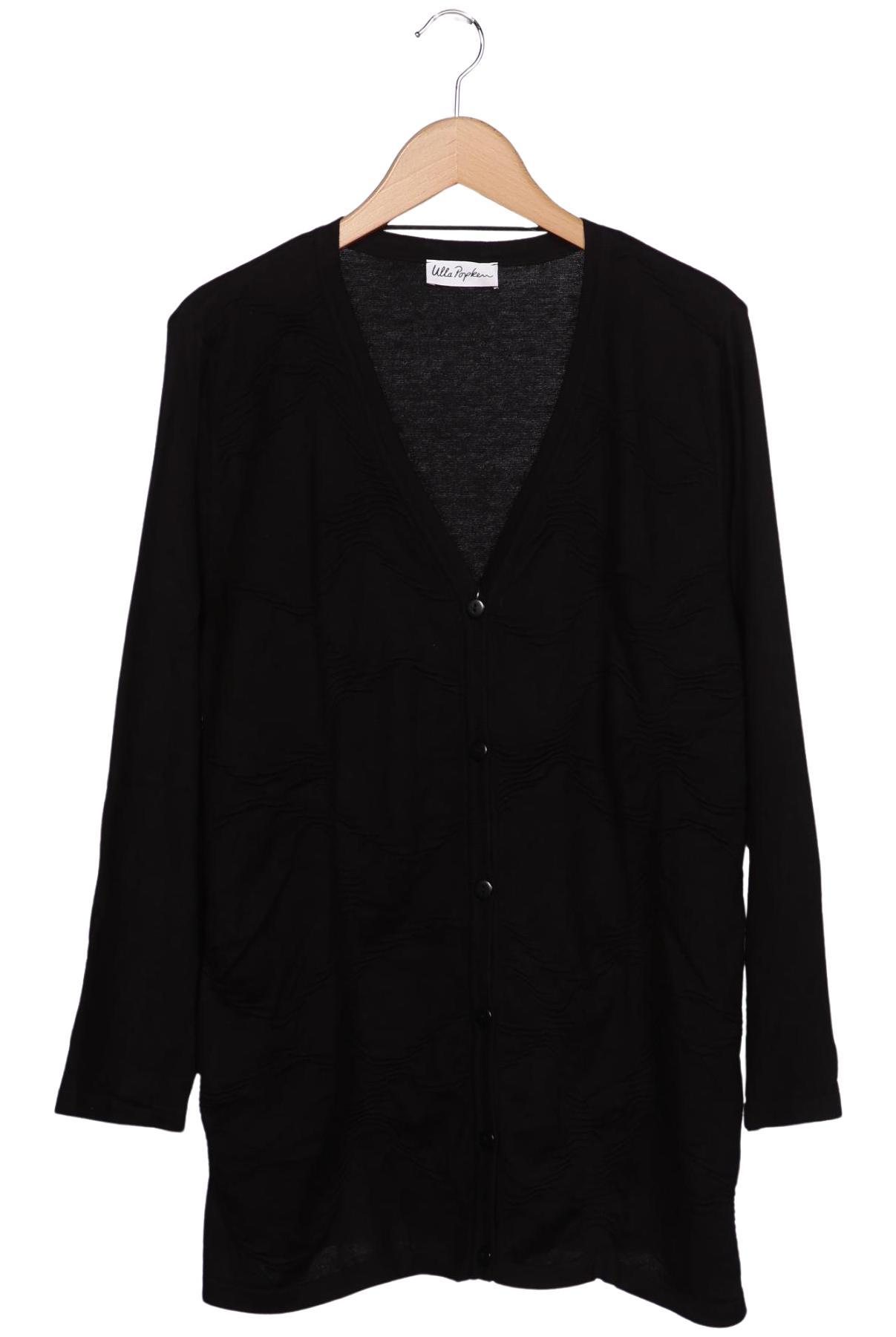 

Ulla Popken Damen Strickjacke, schwarz, Gr. 46