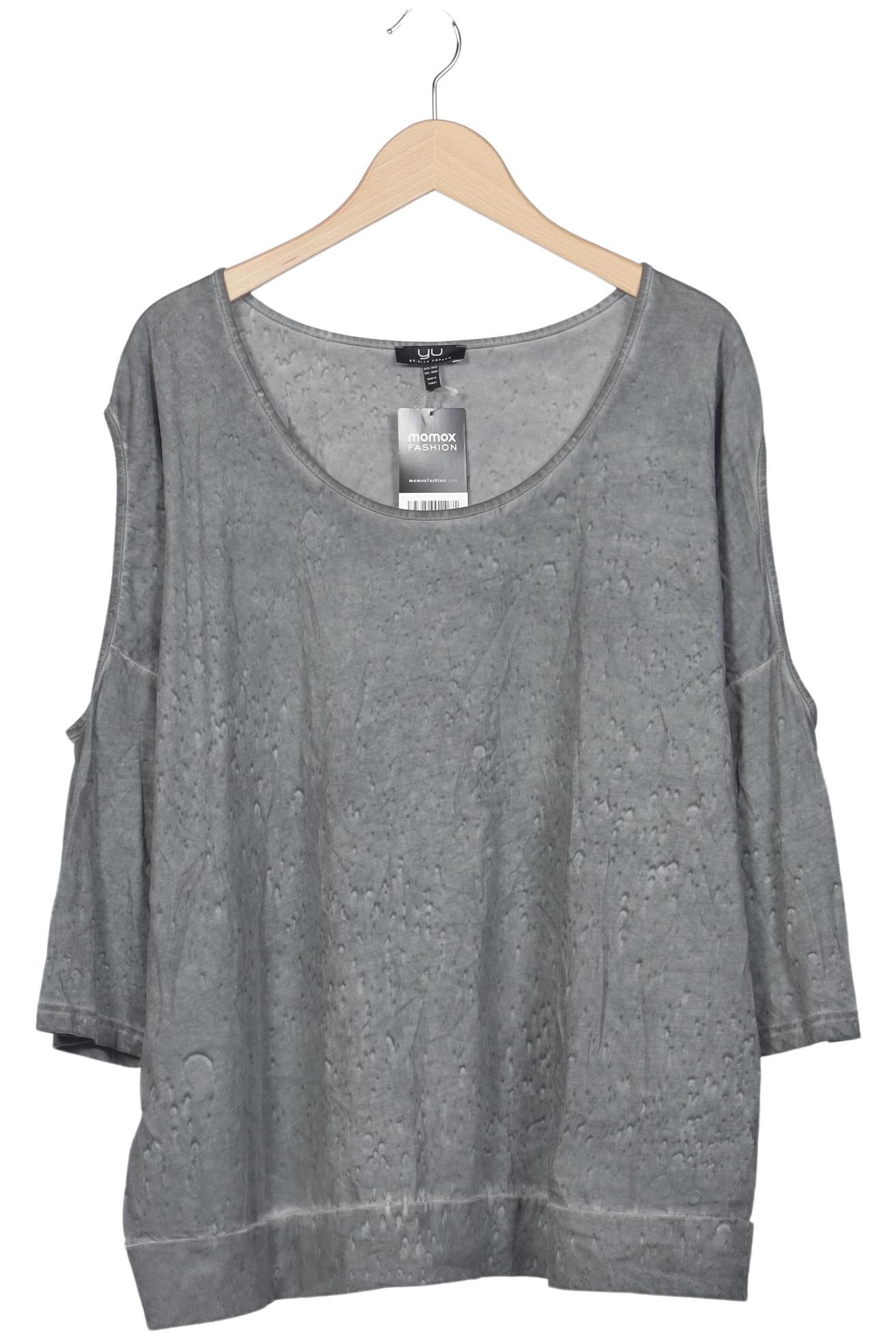 

Ulla Popken Damen Langarmshirt, grau, Gr. 50