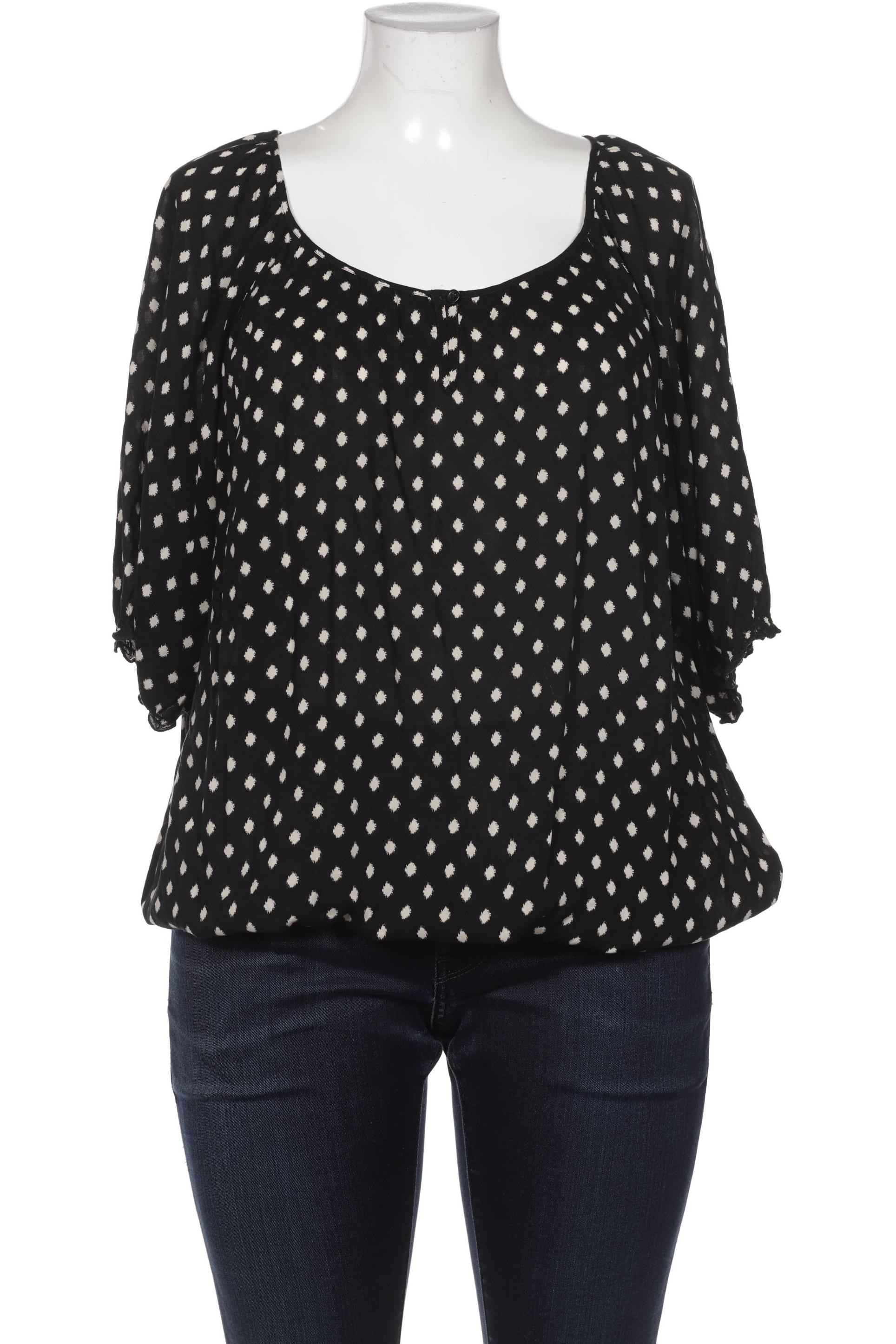 

Ulla Popken Damen Bluse, schwarz, Gr. 46