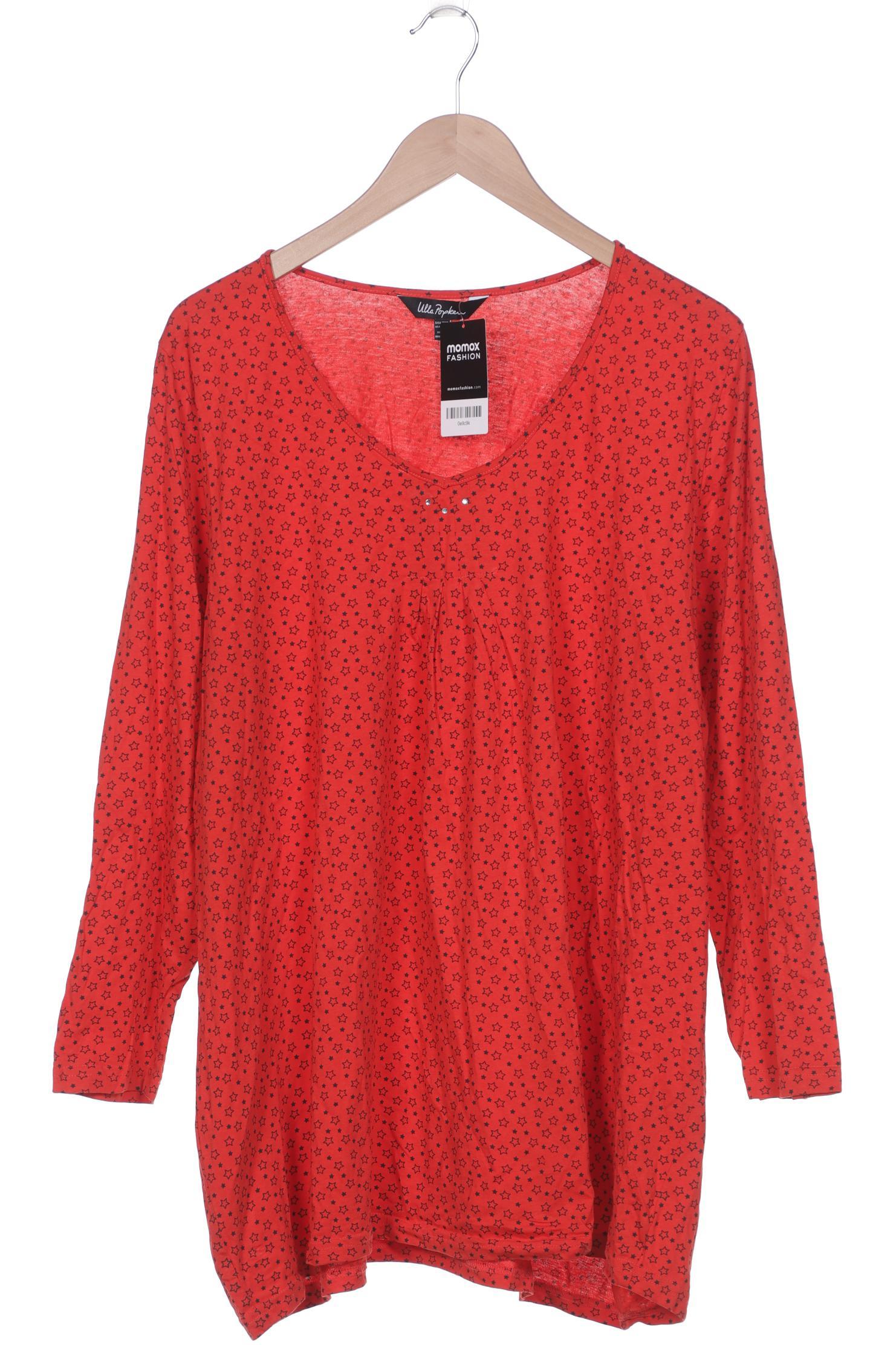 

Ulla Popken Damen Langarmshirt, rot