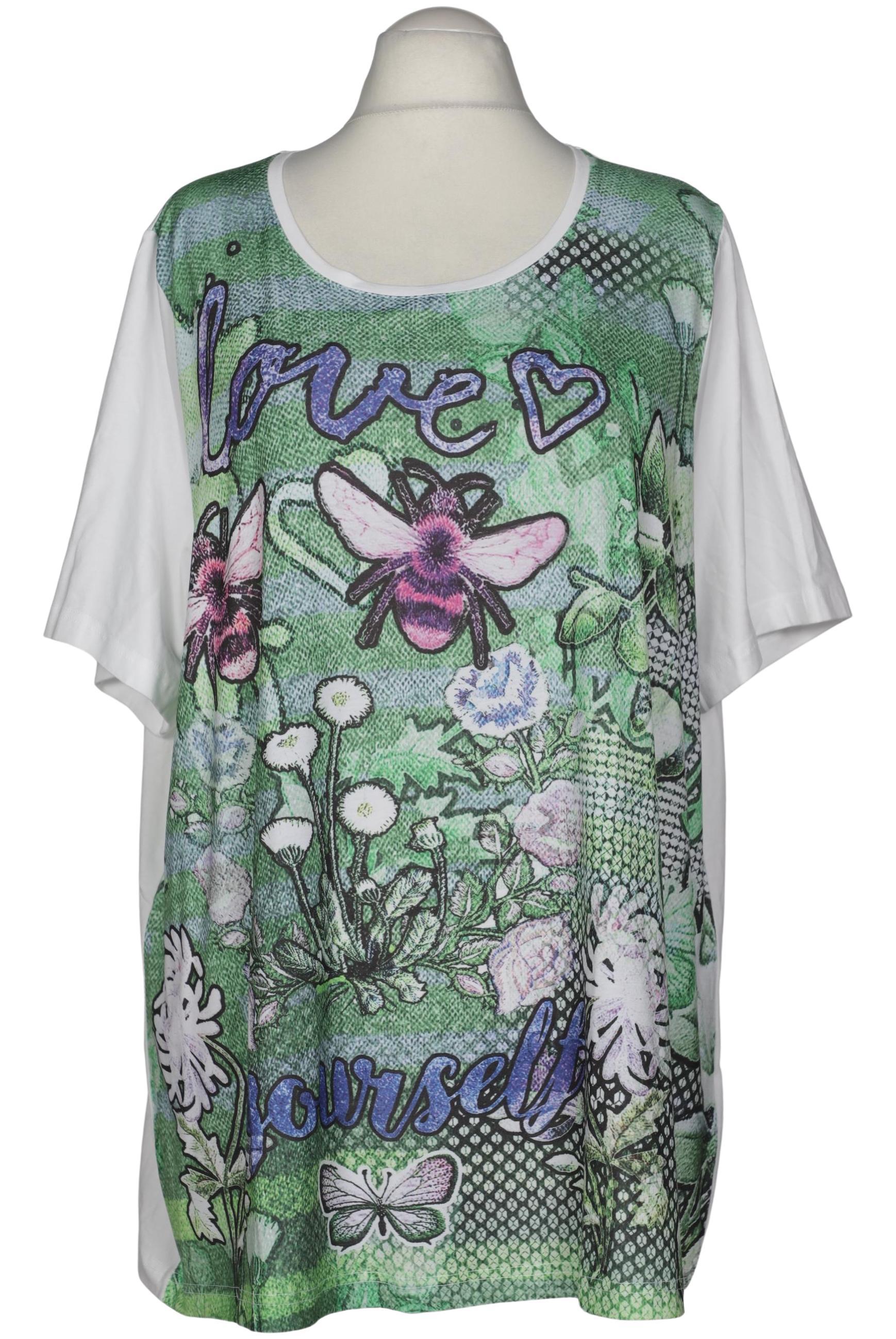 

Ulla Popken Damen T-Shirt, weiß, Gr. 54