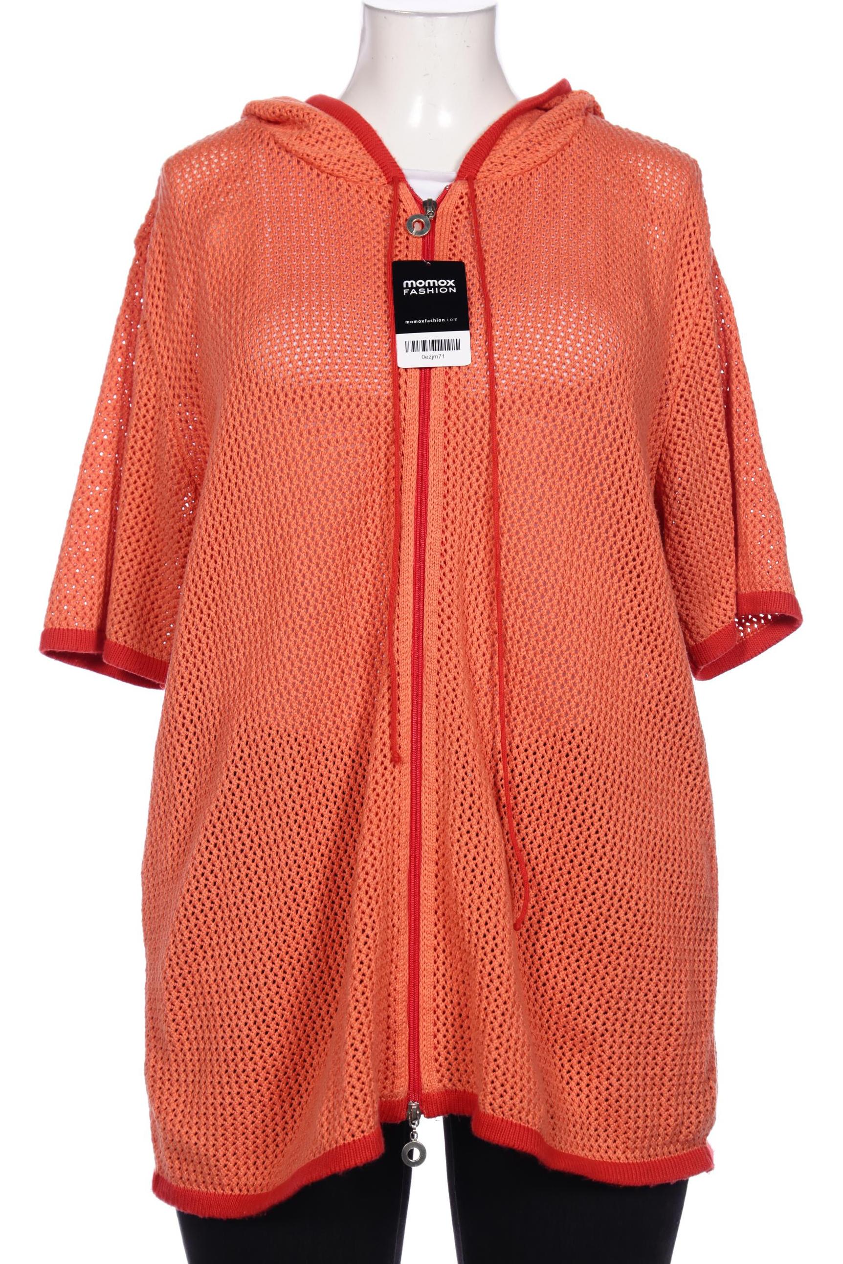 

Ulla Popken Damen Strickjacke, orange, Gr. 46