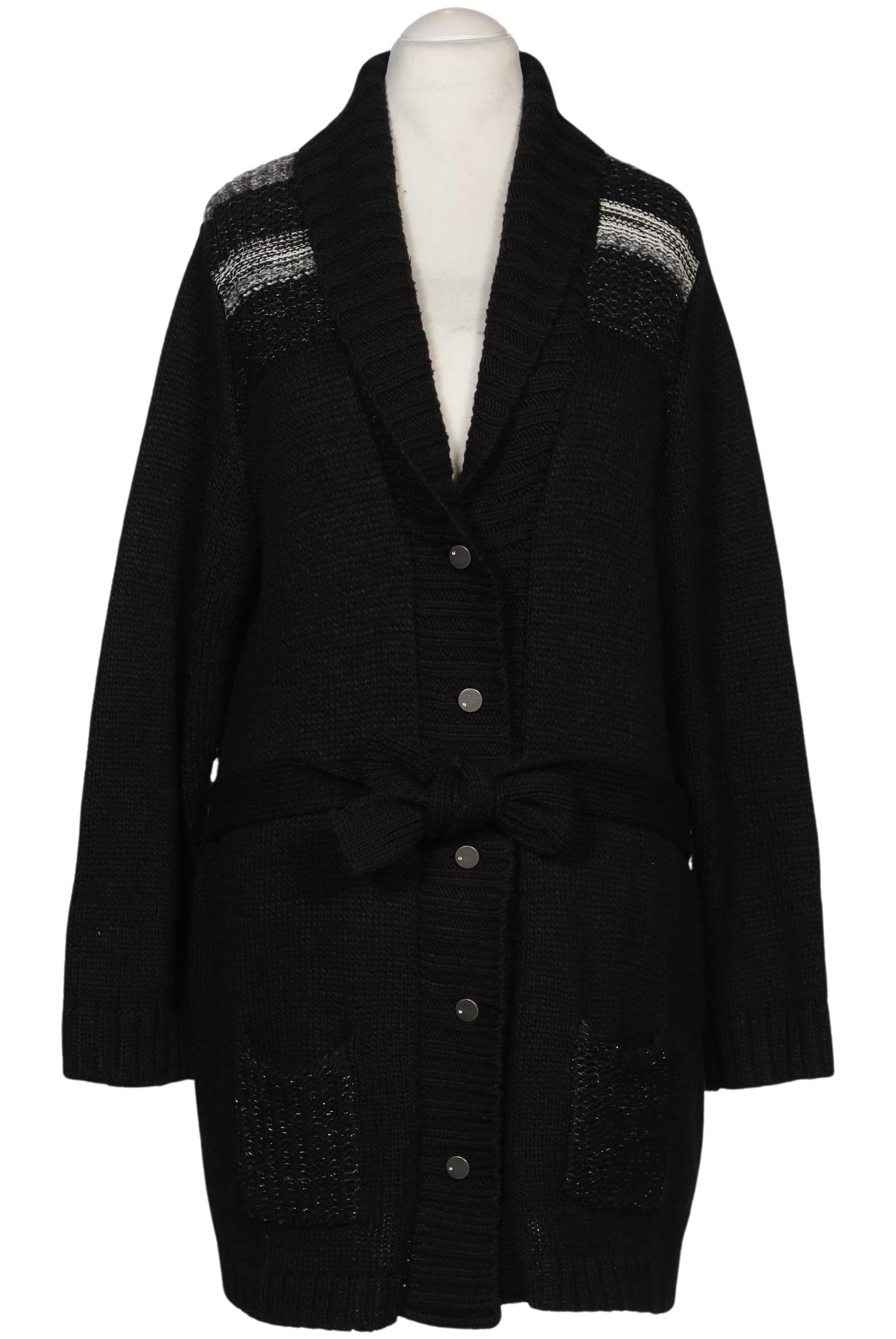 

Ulla Popken Damen Strickjacke, schwarz, Gr. 42