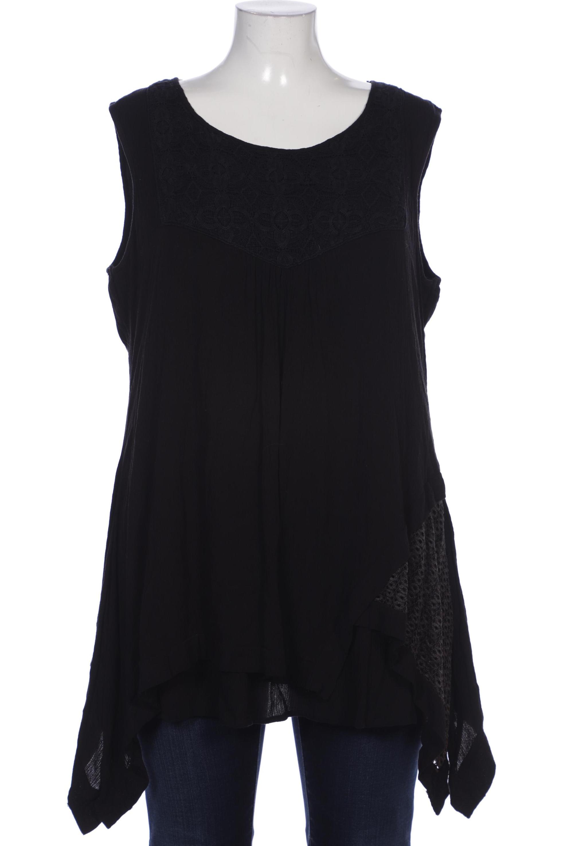 

Ulla Popken Damen Bluse, schwarz, Gr. 46