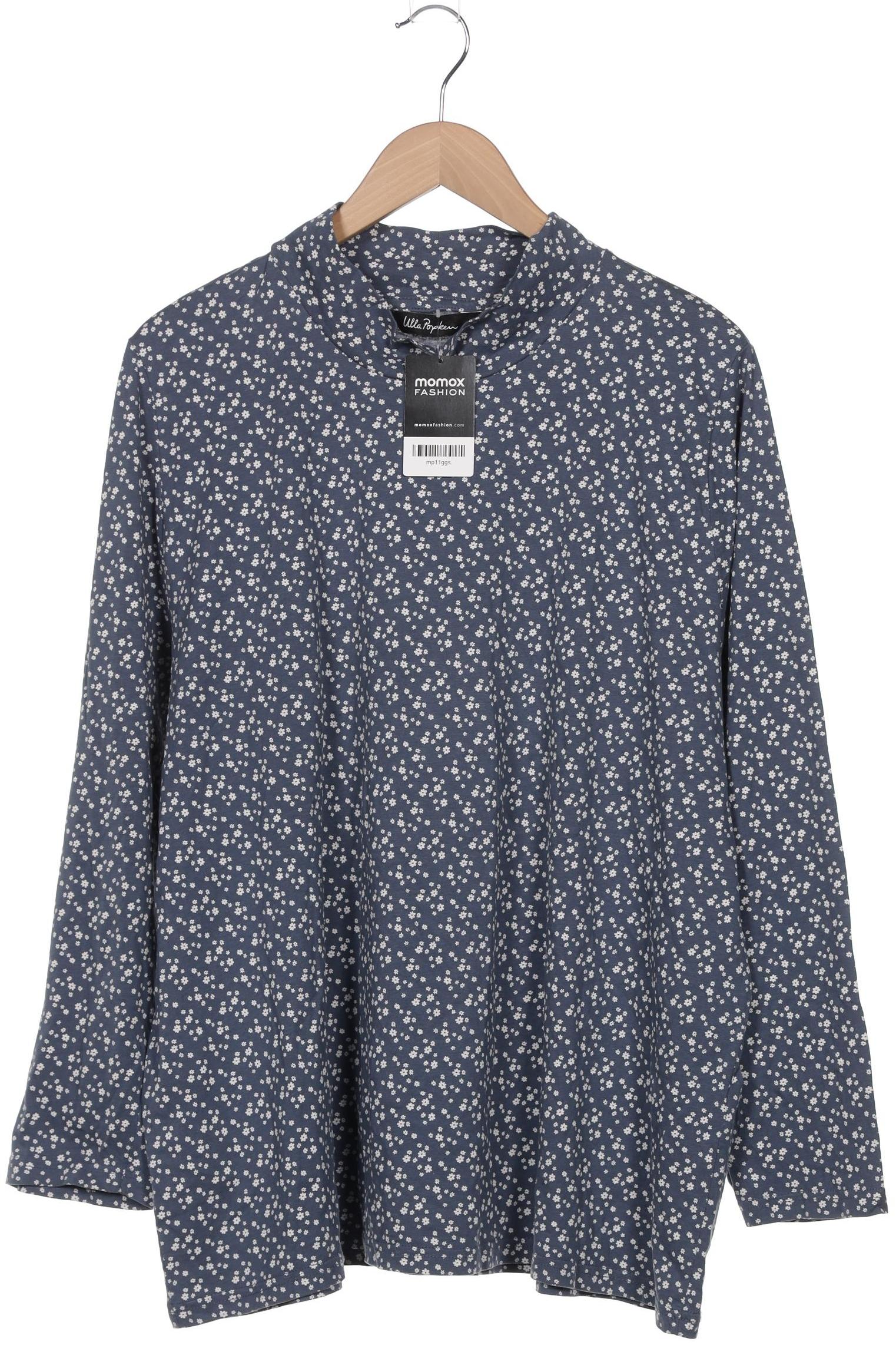 

Ulla Popken Damen Langarmshirt, blau, Gr. 54