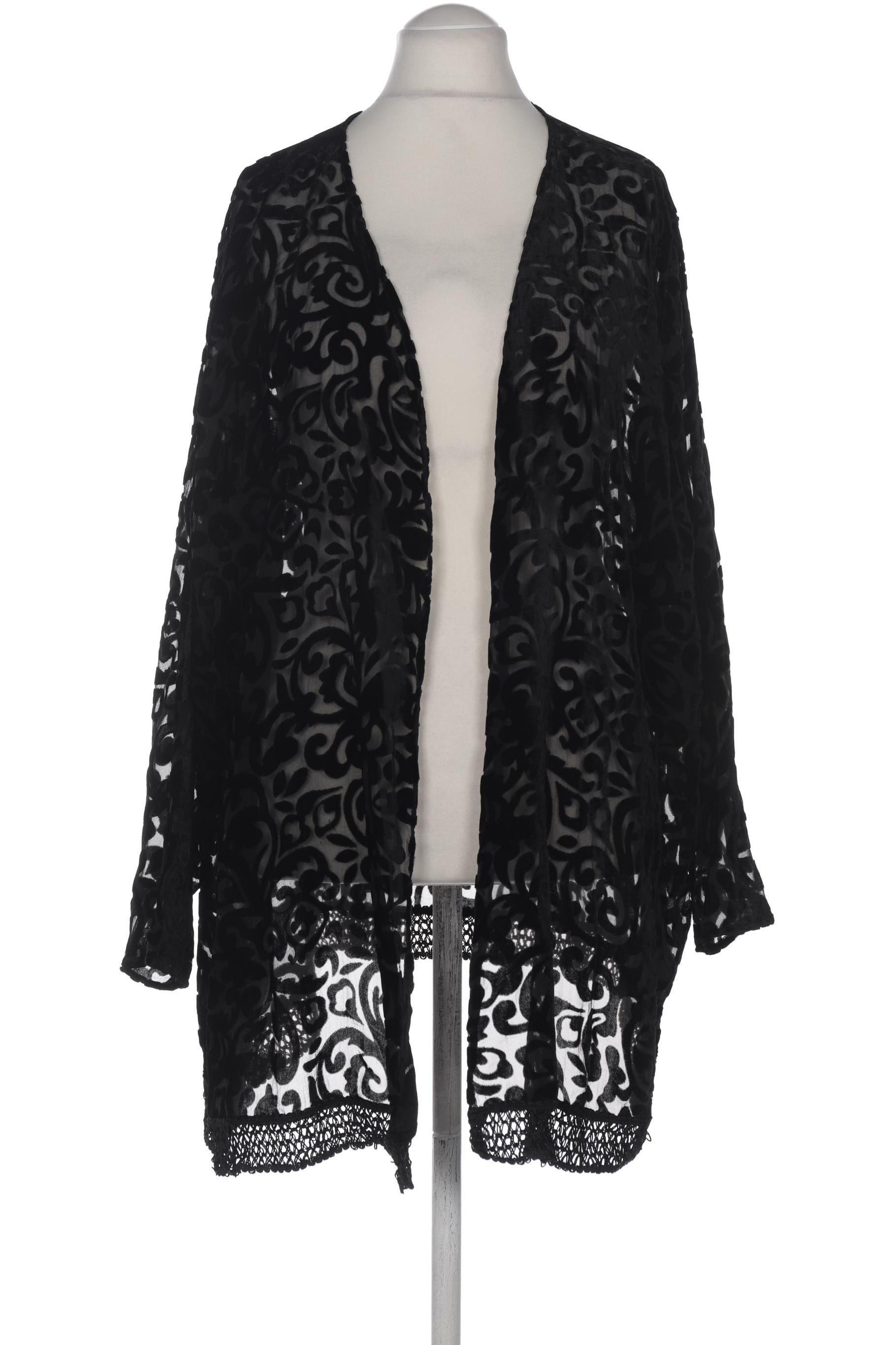 

Ulla Popken Damen Strickjacke, schwarz, Gr. 58