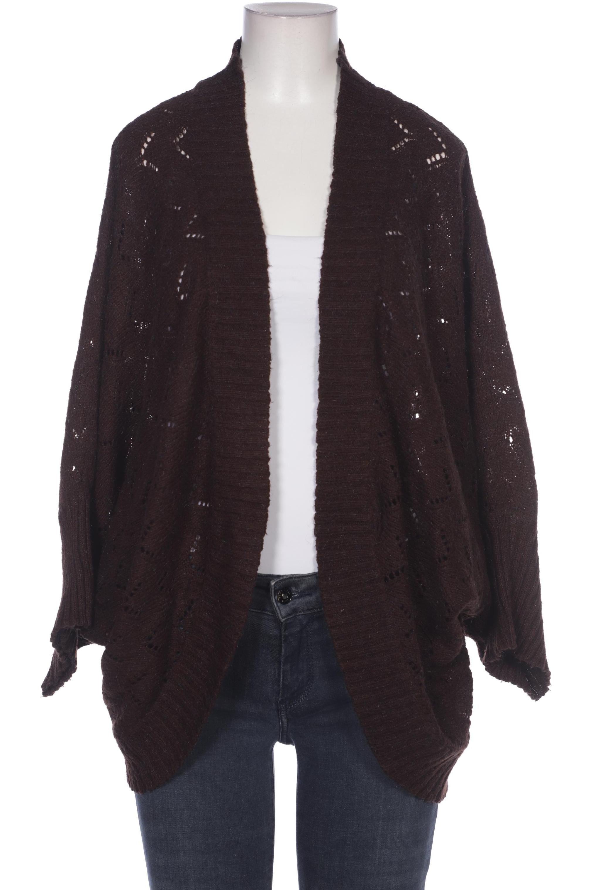 

Ulla Popken Damen Strickjacke, braun, Gr. 46