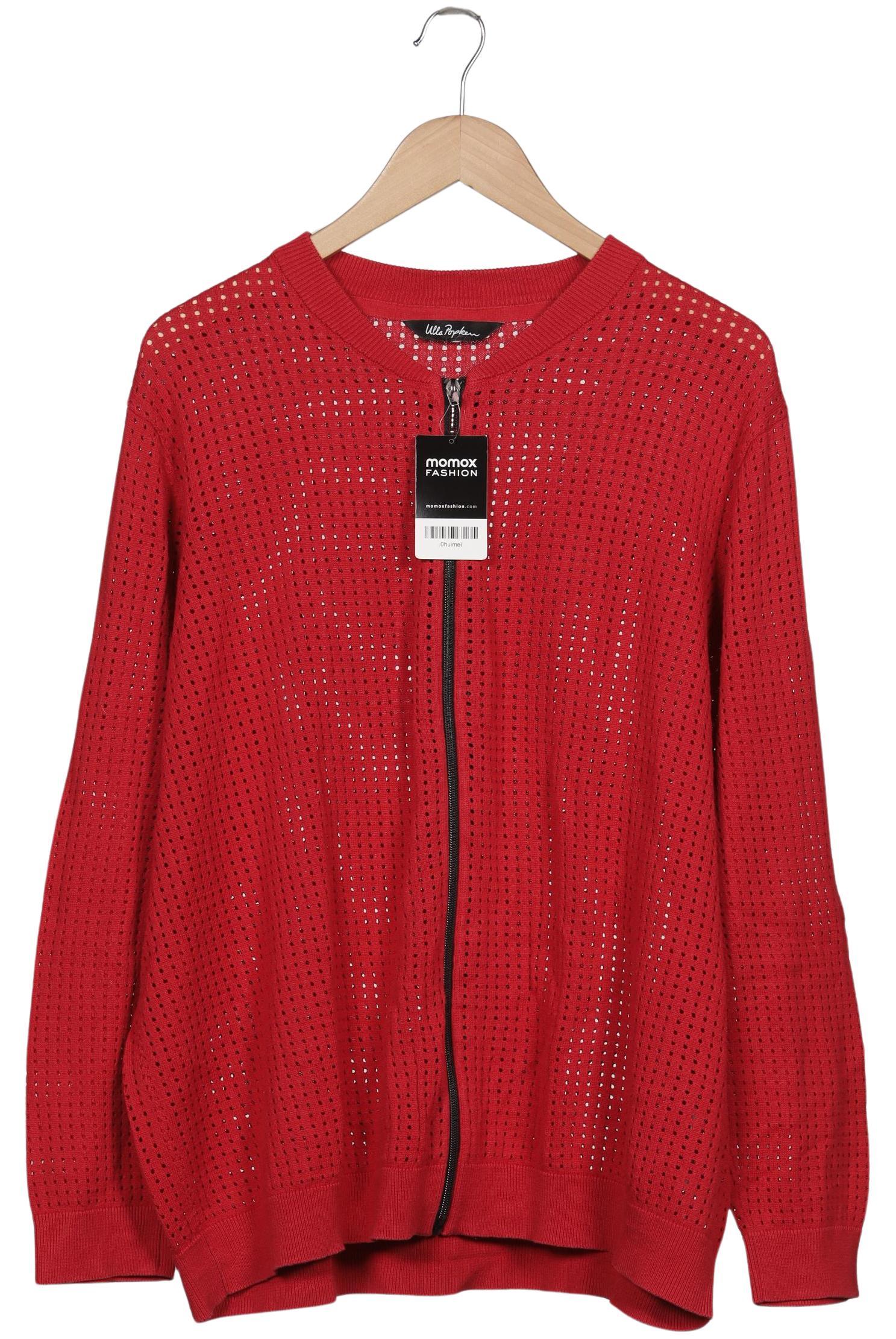 

Ulla Popken Damen Strickjacke, rot, Gr. 46
