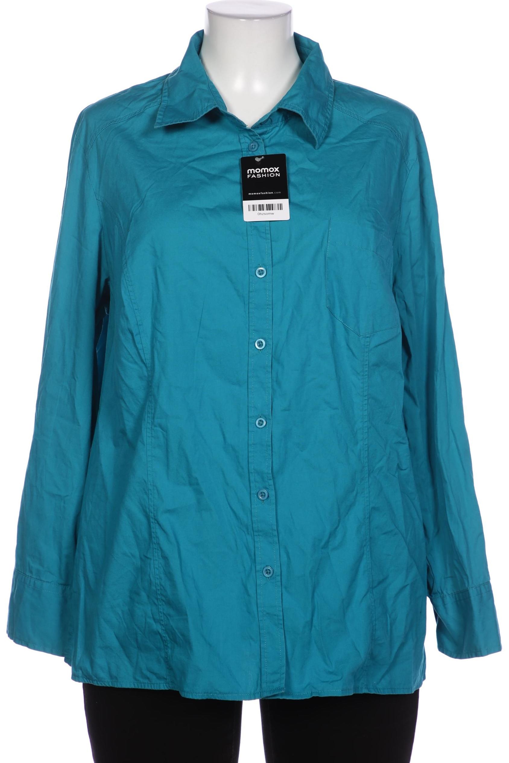 

Ulla Popken Damen Bluse, türkis, Gr. 46