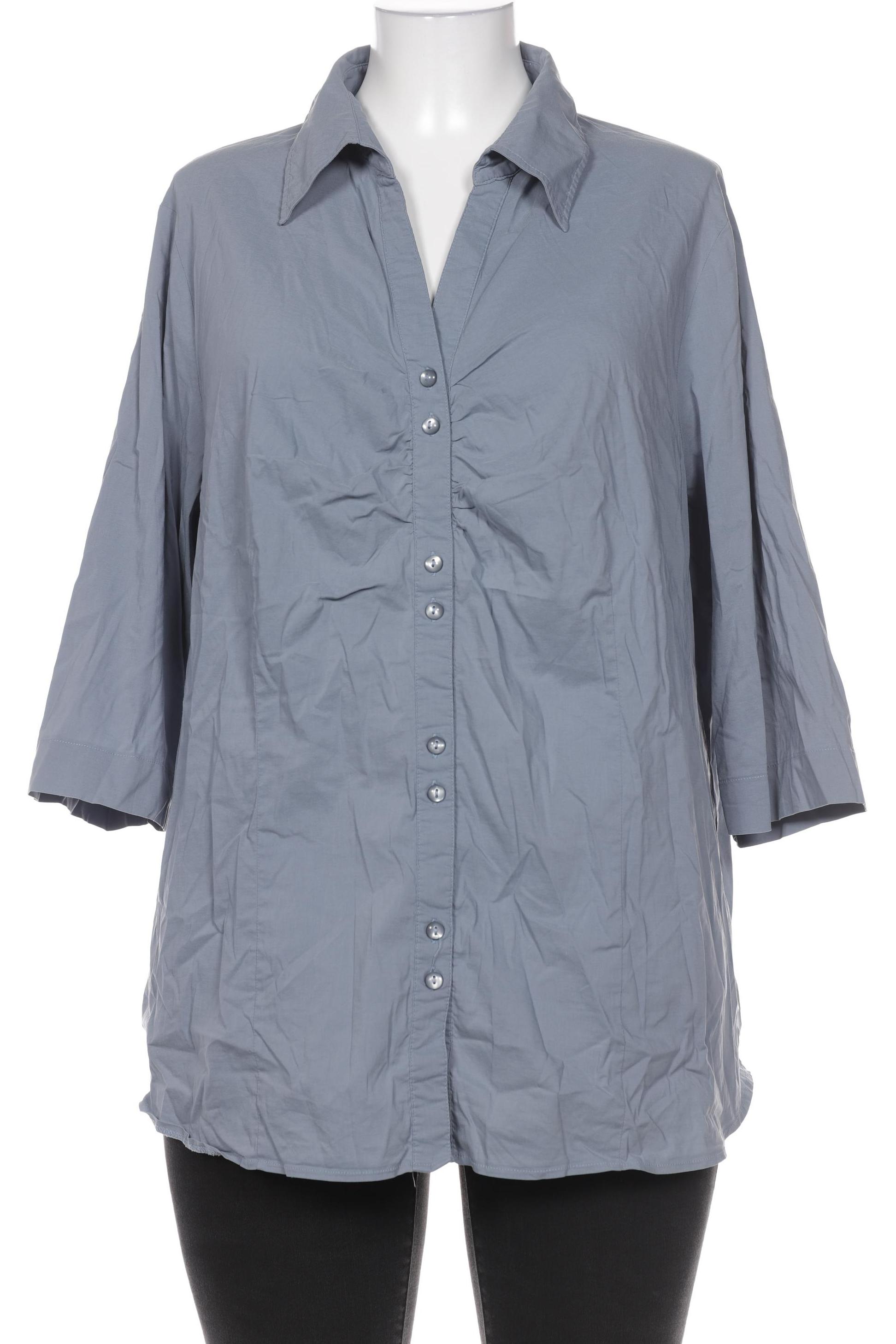 

Ulla Popken Damen Bluse, blau, Gr. 52