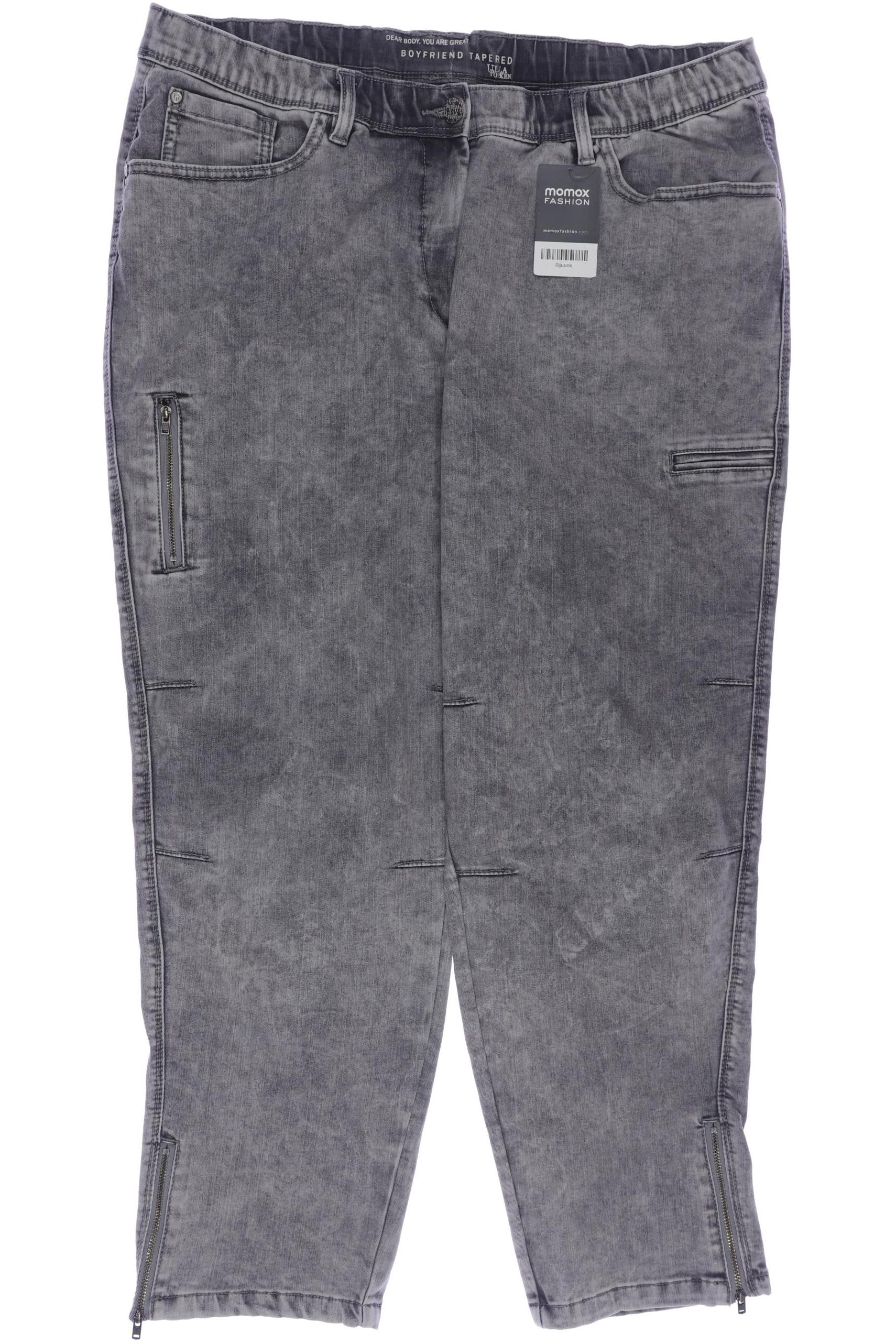 

Ulla Popken Damen Jeans, grau, Gr. 50