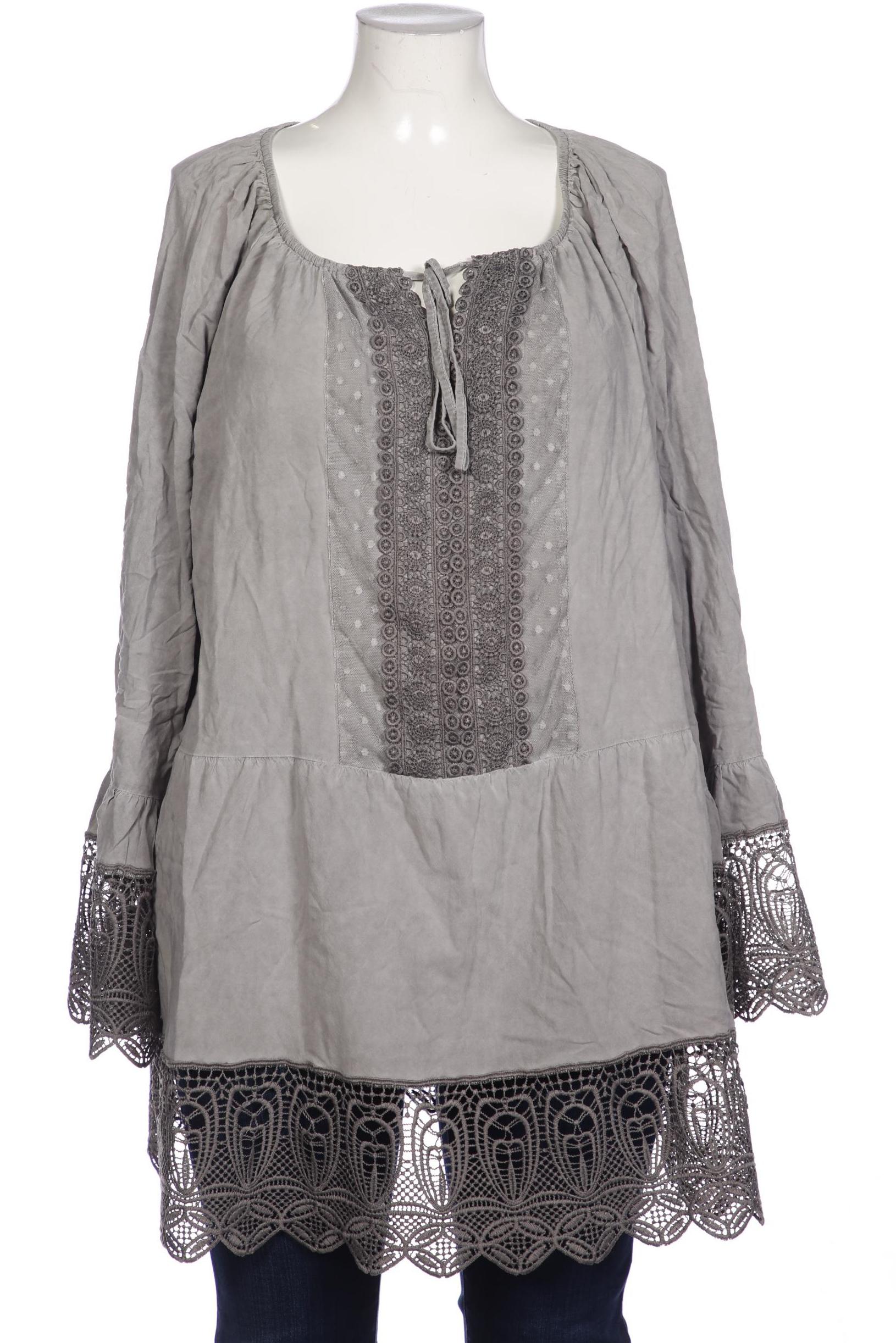 

Ulla Popken Damen Bluse, grau, Gr. 50