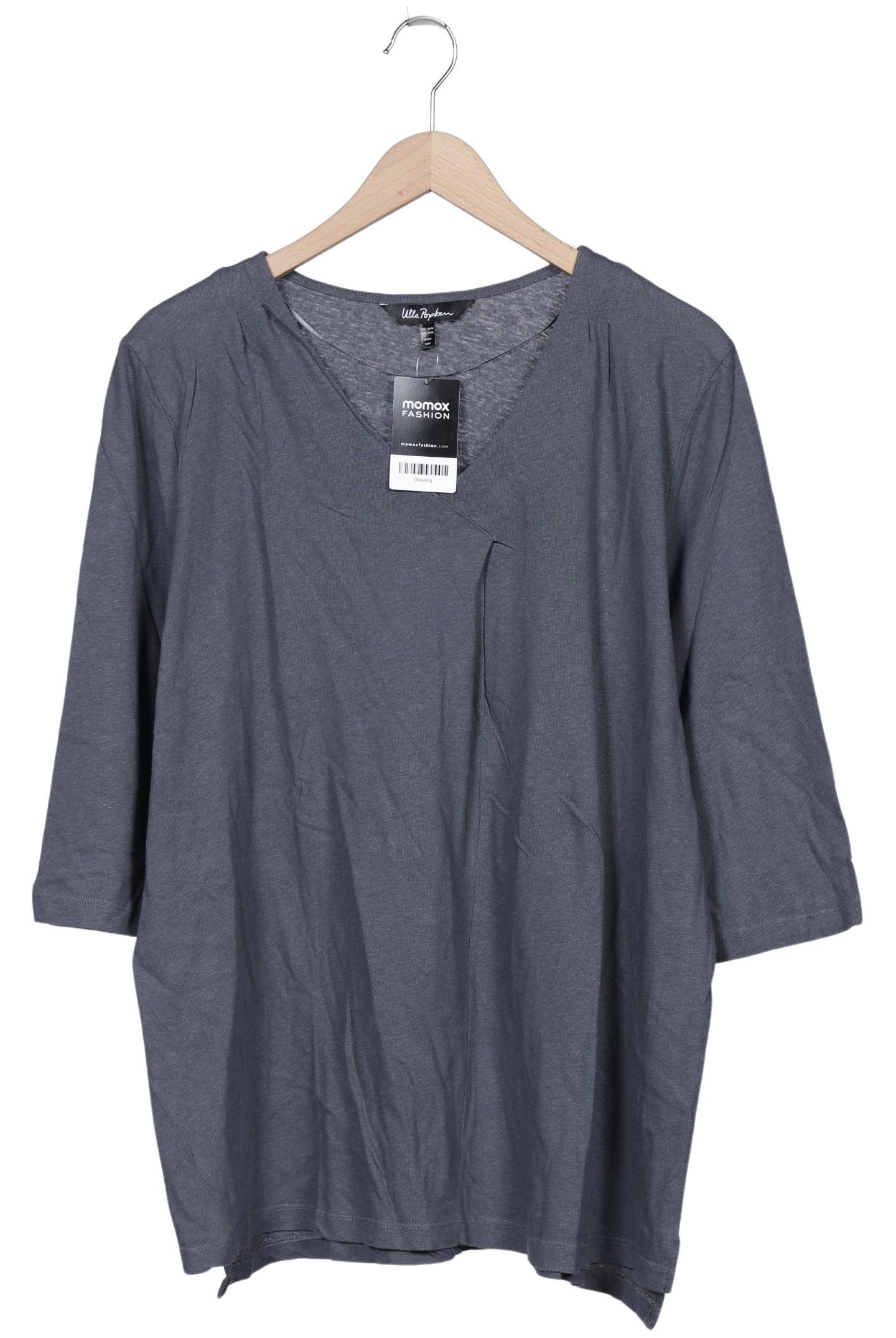 

Ulla Popken Damen Langarmshirt, grau, Gr. 46